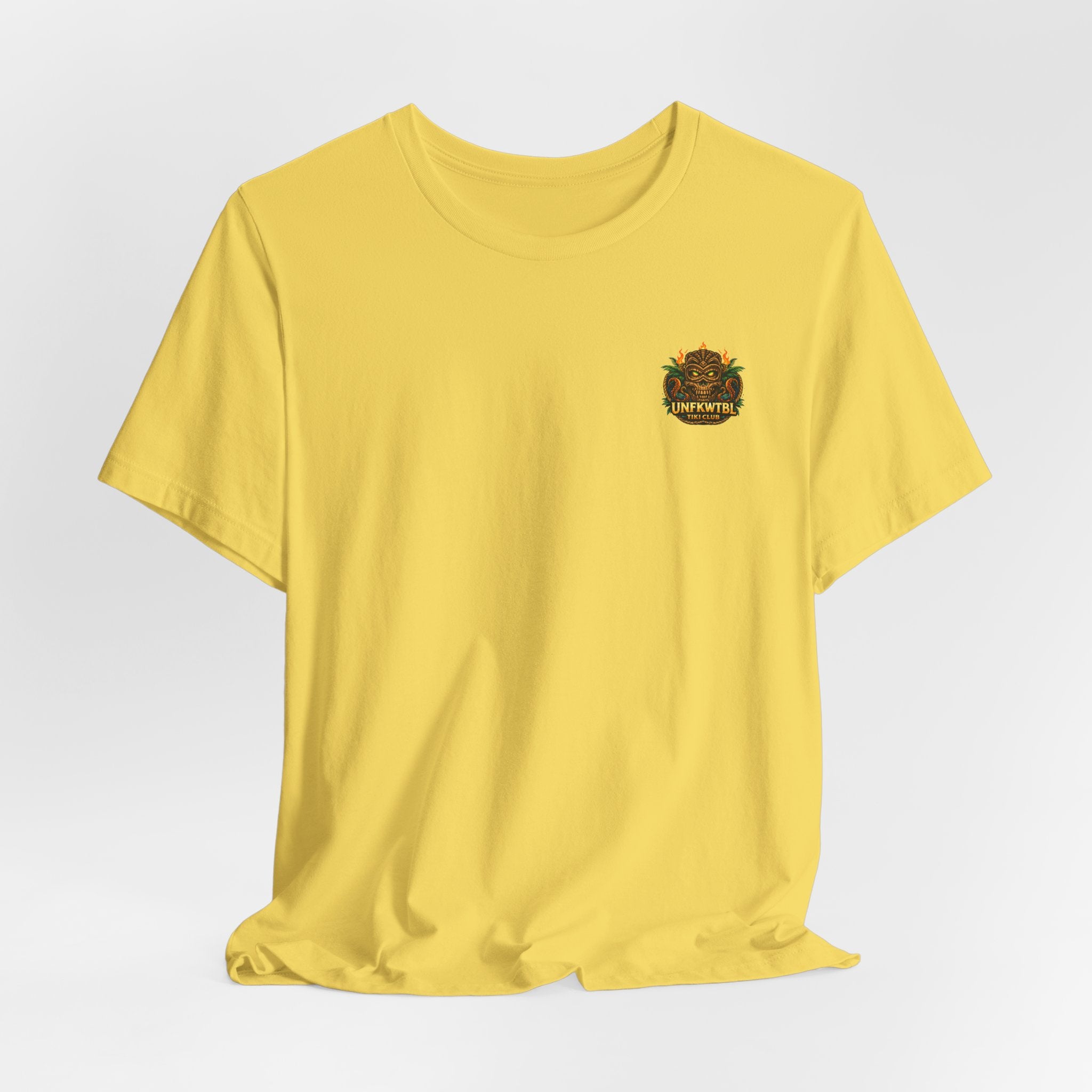 Cursed Paradise T-Shirt — Tropical Tiki Skull Graphic Tee
