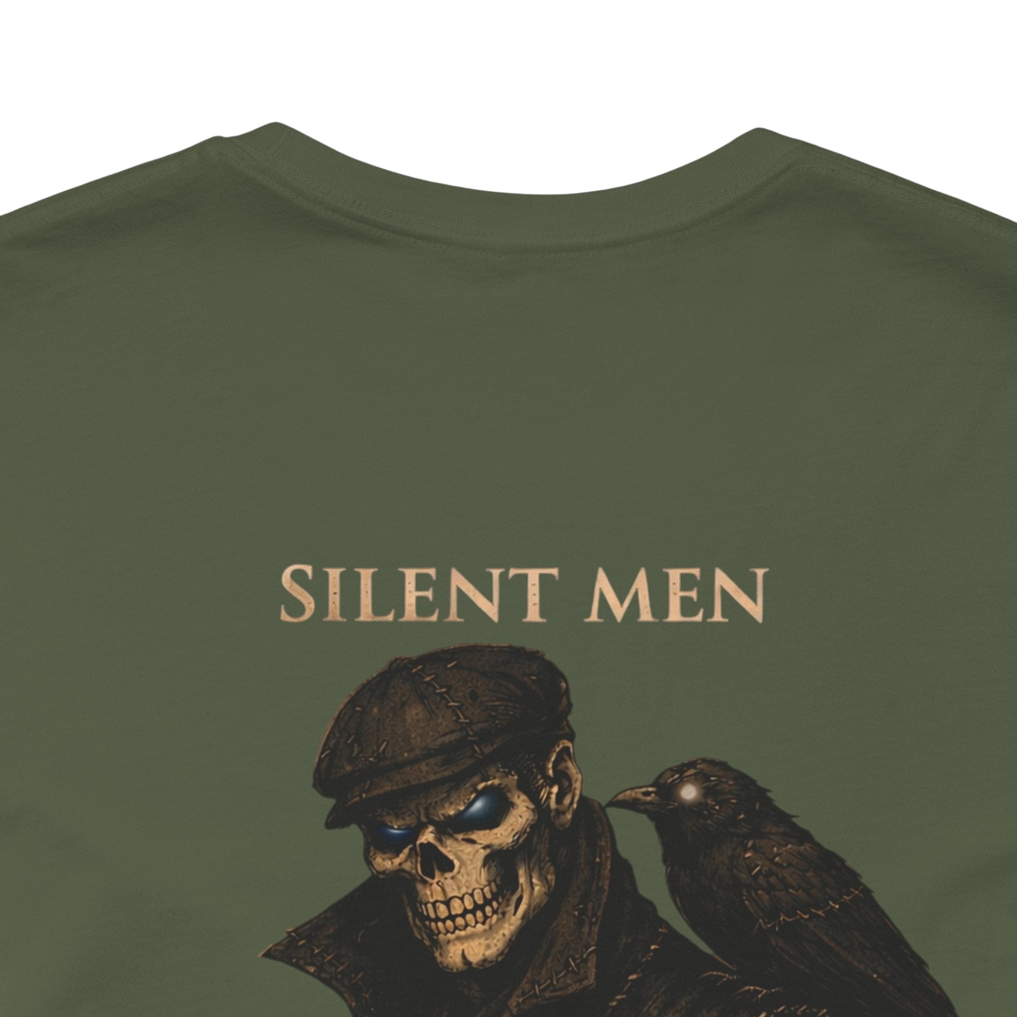 Silent Men Skull Rider Tee — 'Silent Men They Decide' Graphic T-Shirt