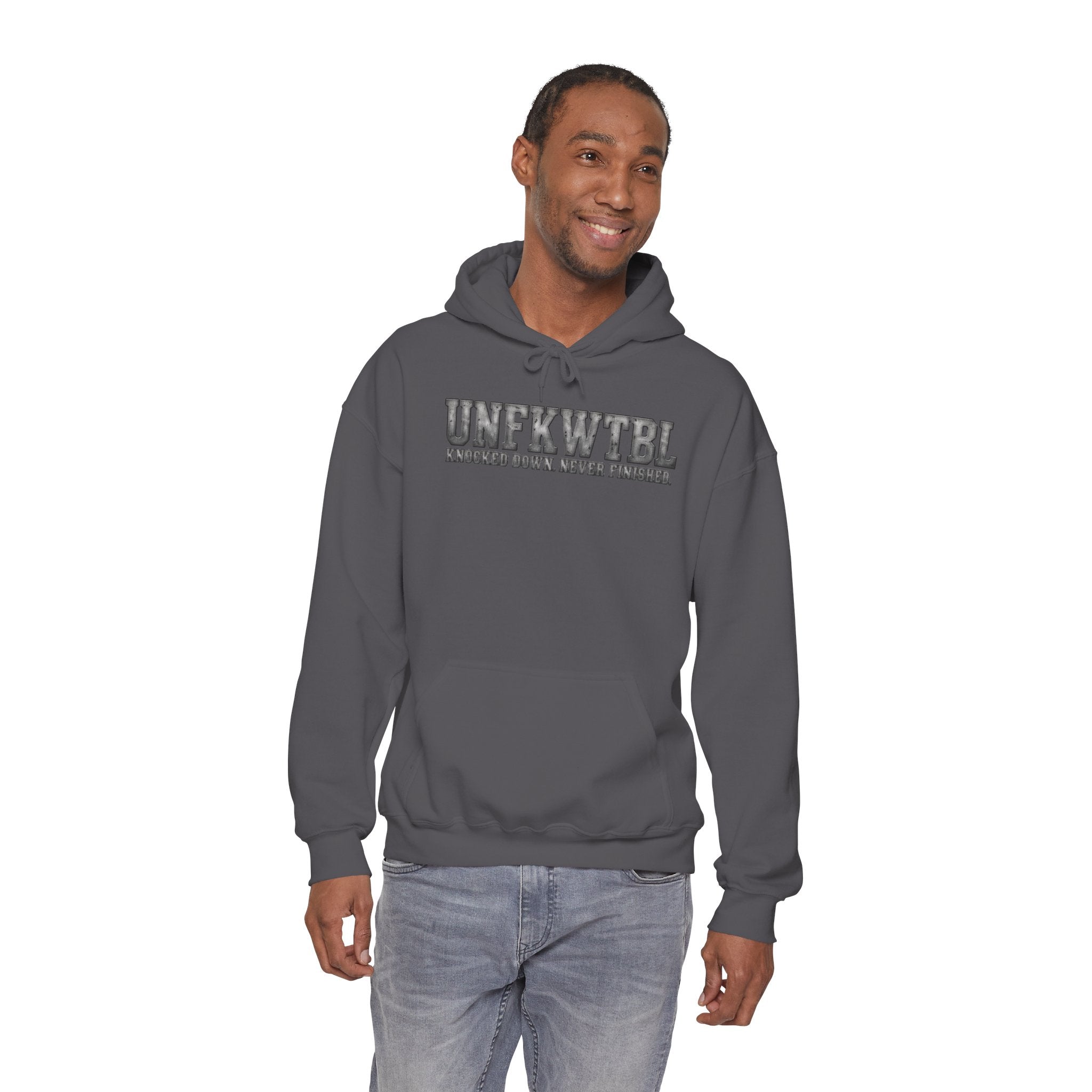 Hoodie — UNFKWTBL Distressed Logo Pullover