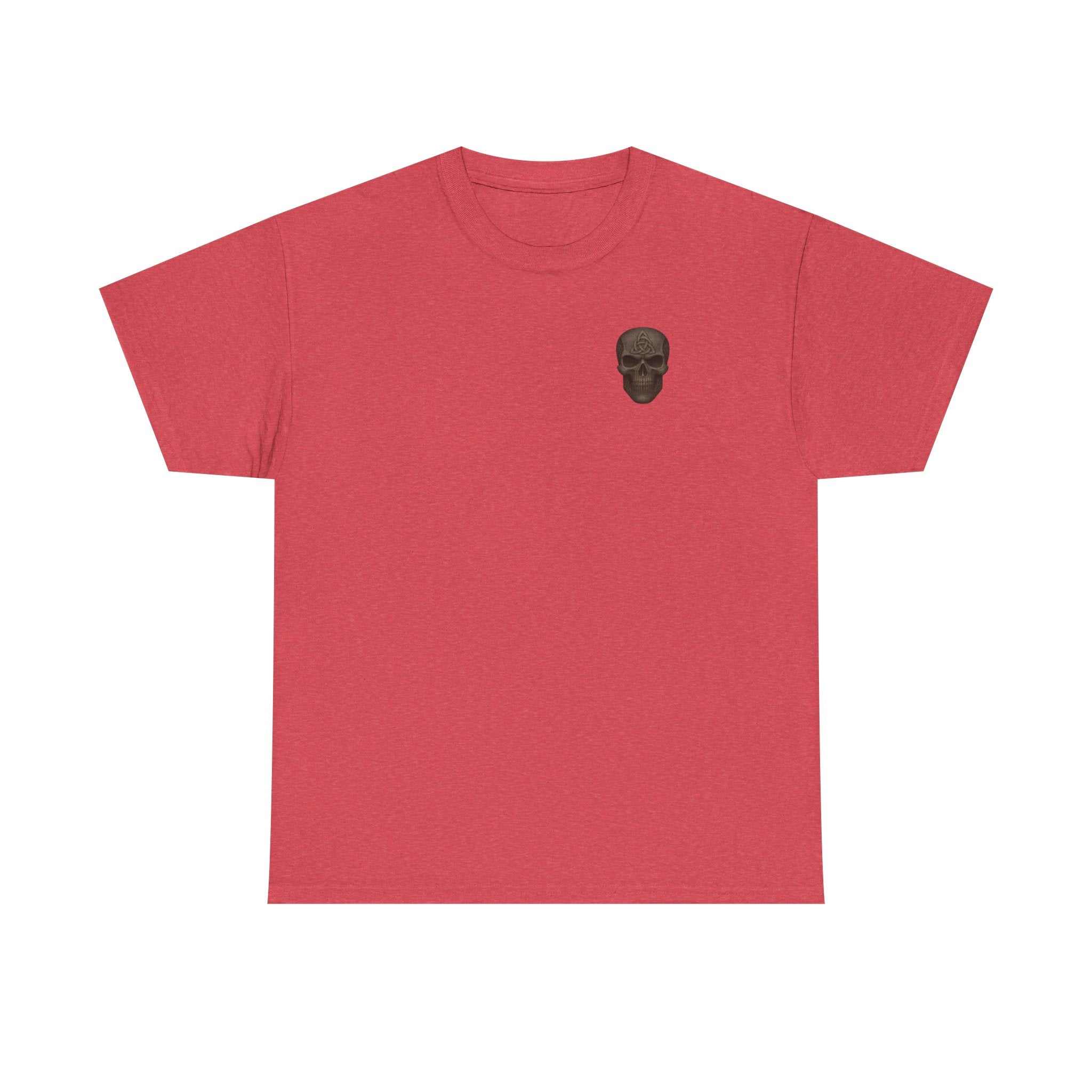 Respect Given Unisex Tee with soldier and American flag graphic on back and small skull emblem on front