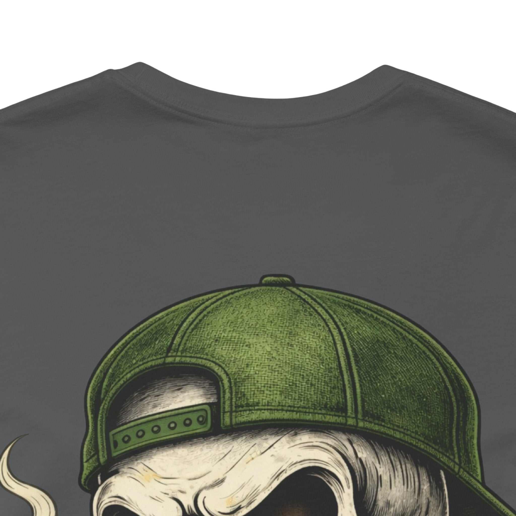 Still Standing Skull Tee — Vintage Military Skull Smoking Cigar T-Shirt
