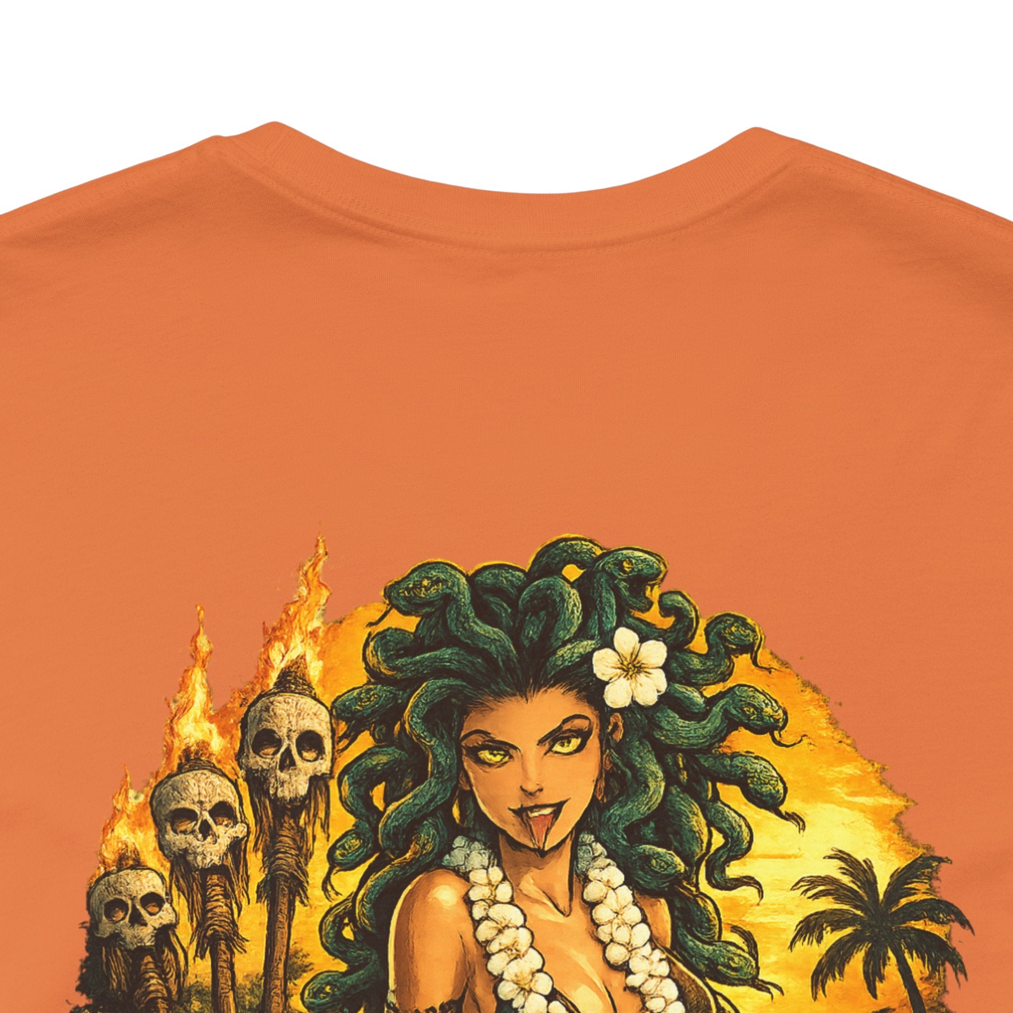 T-Shirt — Vintage Hawaiian Pinup “Look If You Dare” Tropical Surf Tee