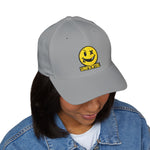 Embroidered Smiley Face Cap — UNFKWITBL Vintage Grunge Baseball Hat
