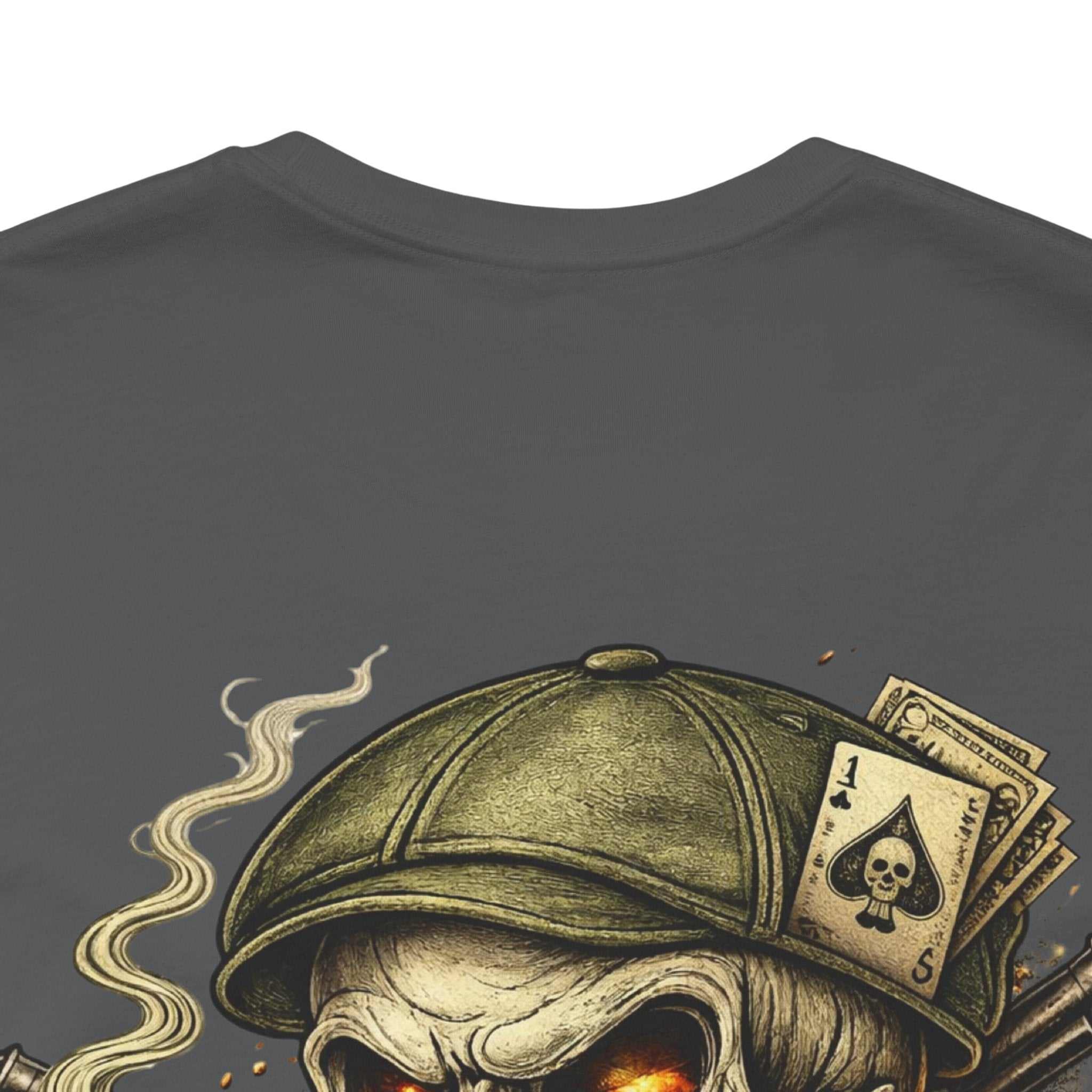 Skull Cigar Tee — "Ain't Done Yet" Vintage Biker T-Shirt