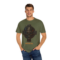 UNFKWTBL Skull King with Celtic Cross Design Unisex T-shirt