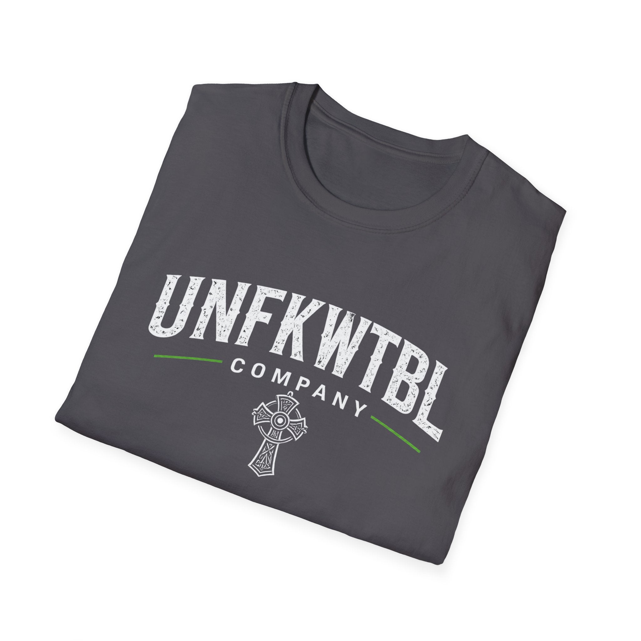 Unfkwtbl Company Graphic T-Shirt — Celtic Cross Vintage Logo