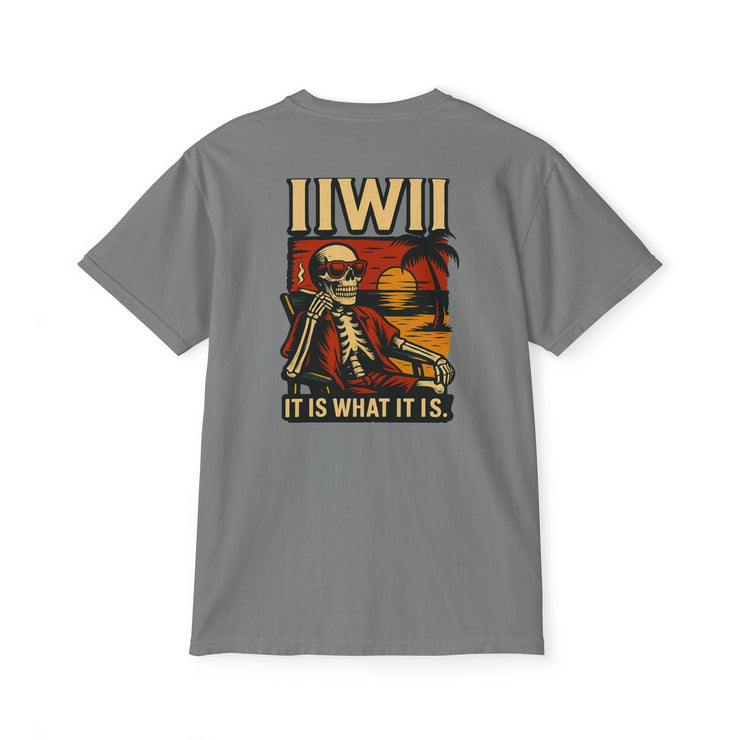 Skeleton Sunset Gangster Design