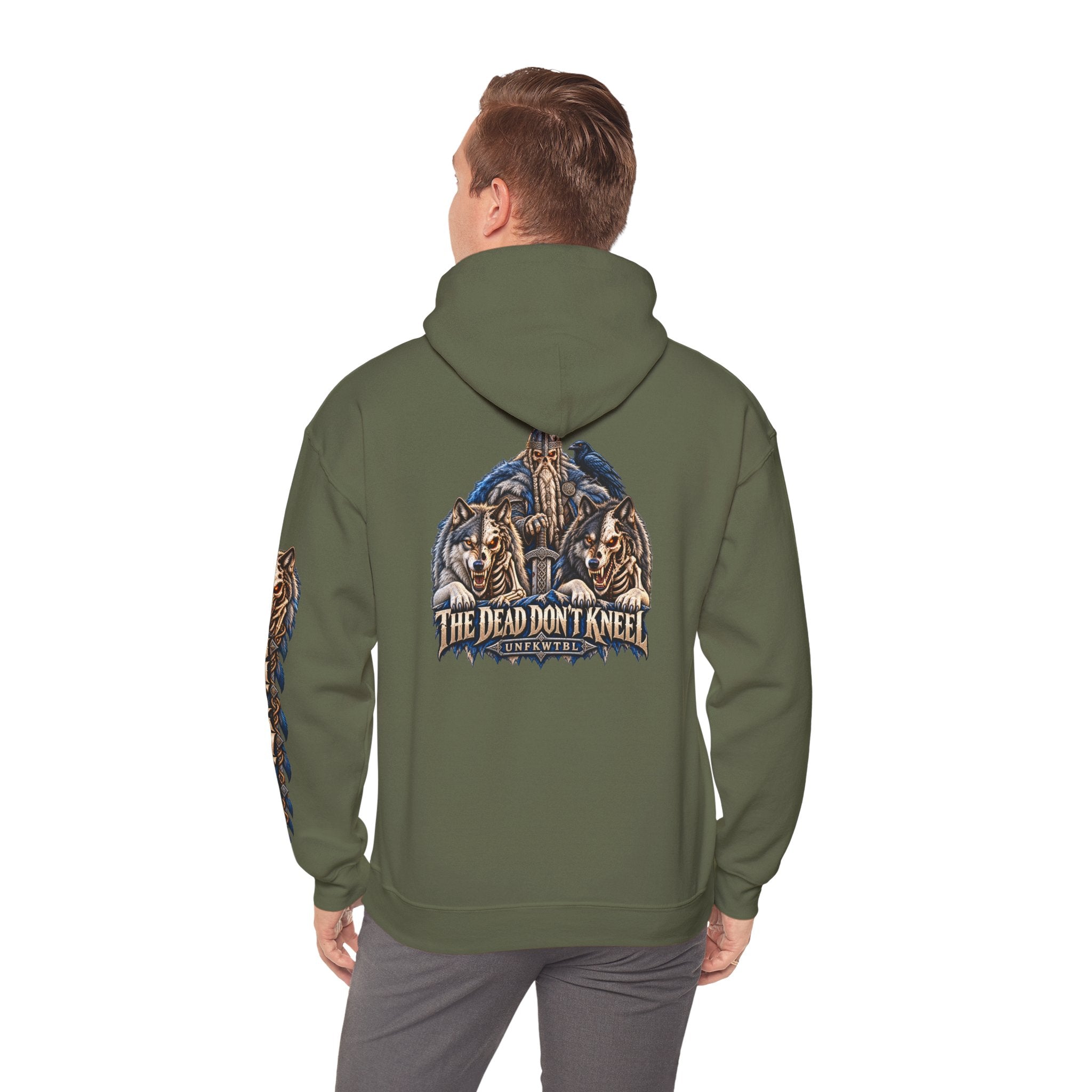 The Dead Don’t Kneel Wolf Hoodie | UNFKWTBL