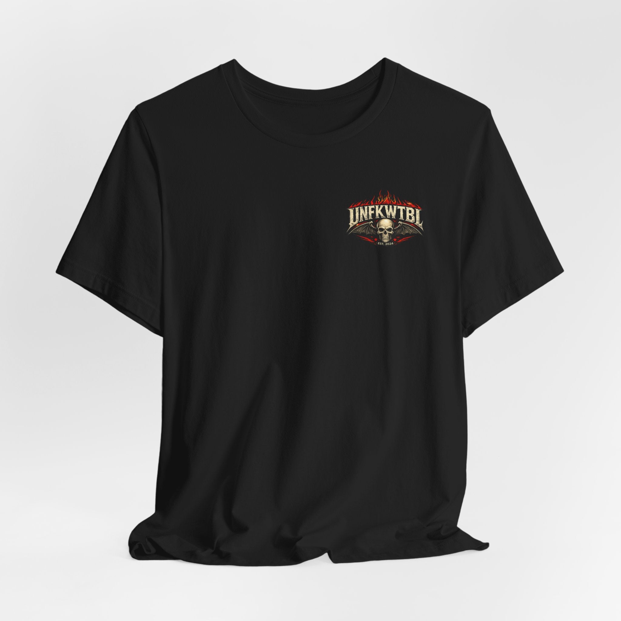 Graphic Tee — "Hell's Finest Cocktails" Pinup Devil Design