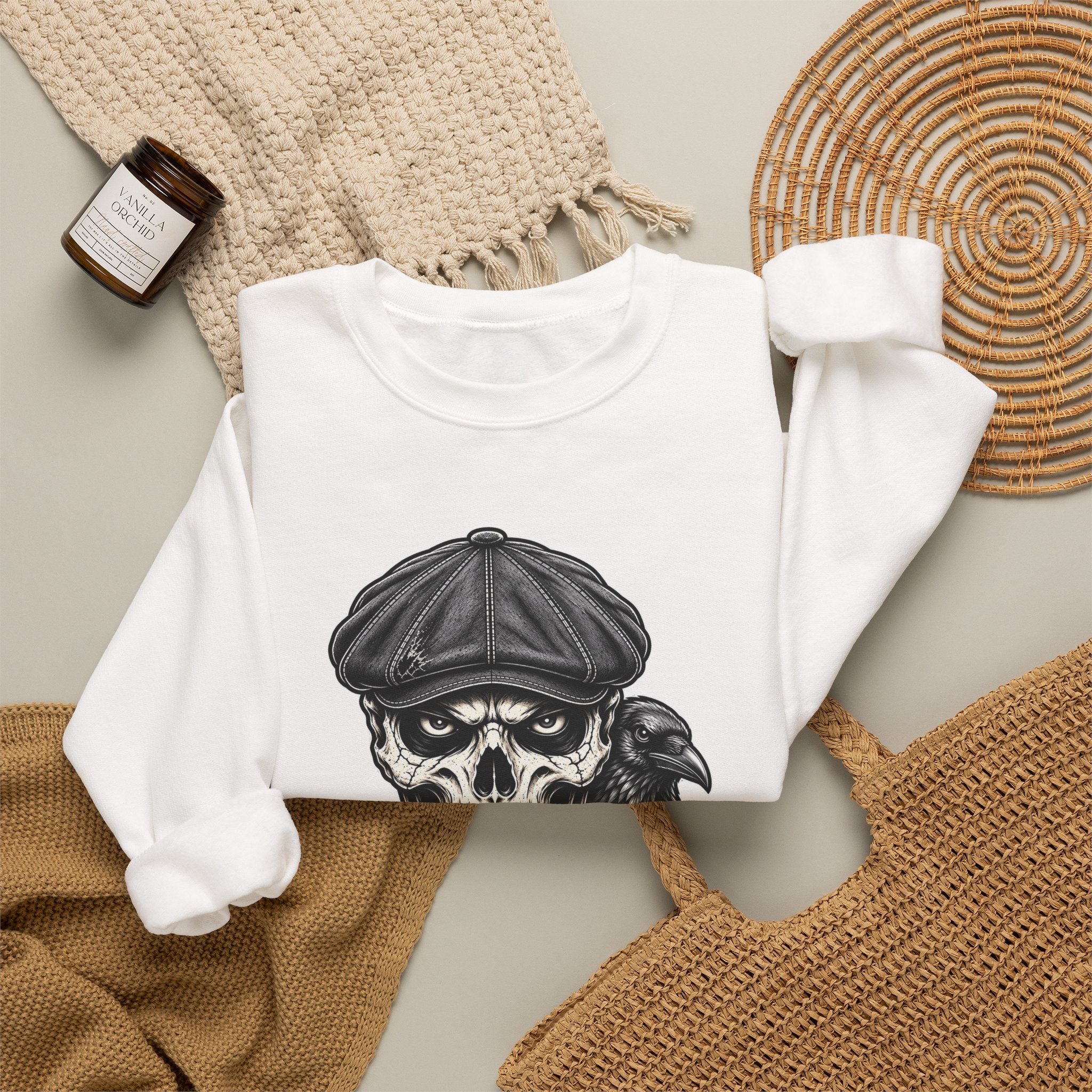 Skull & Raven Crewneck Sweatshirt