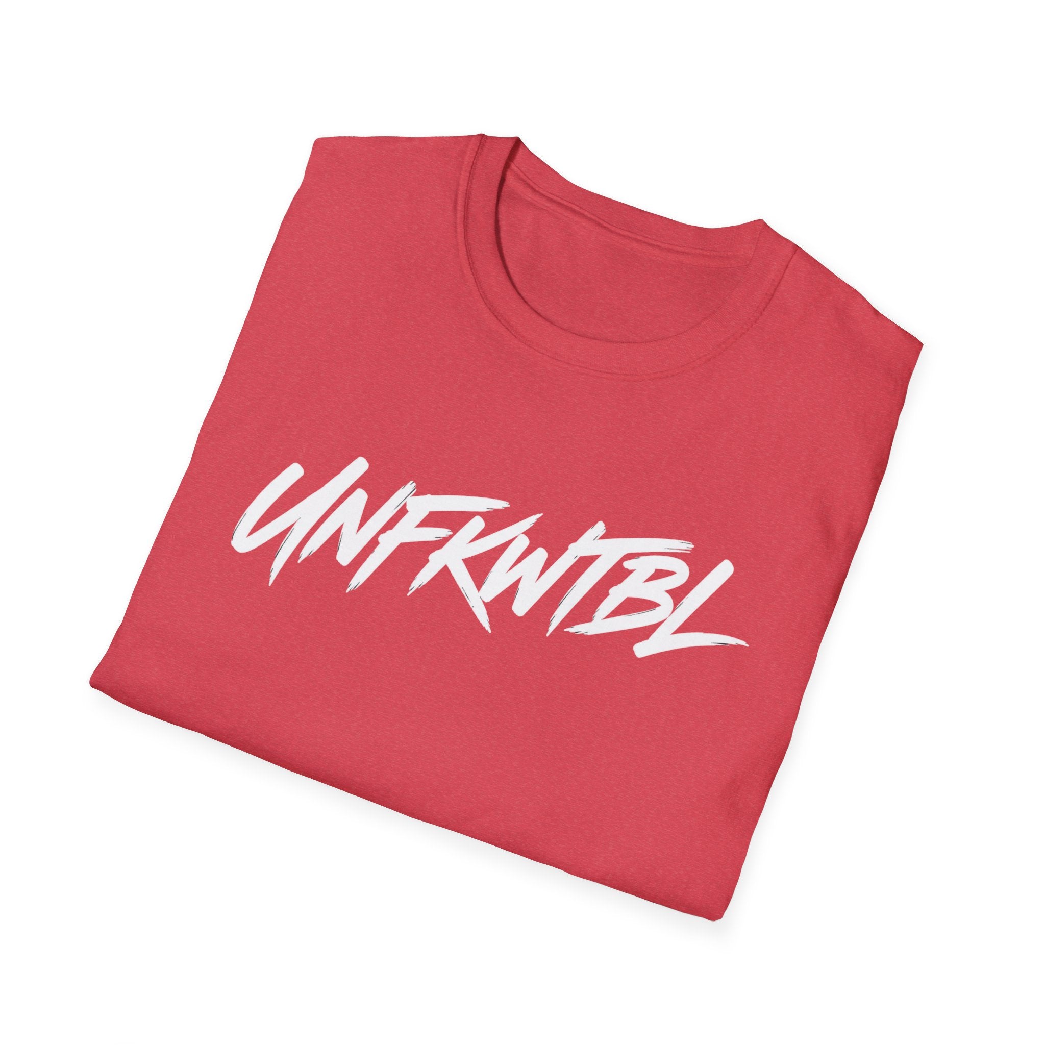 Unfkwtbl Graphic T‑Shirt — Bold White Script Tee