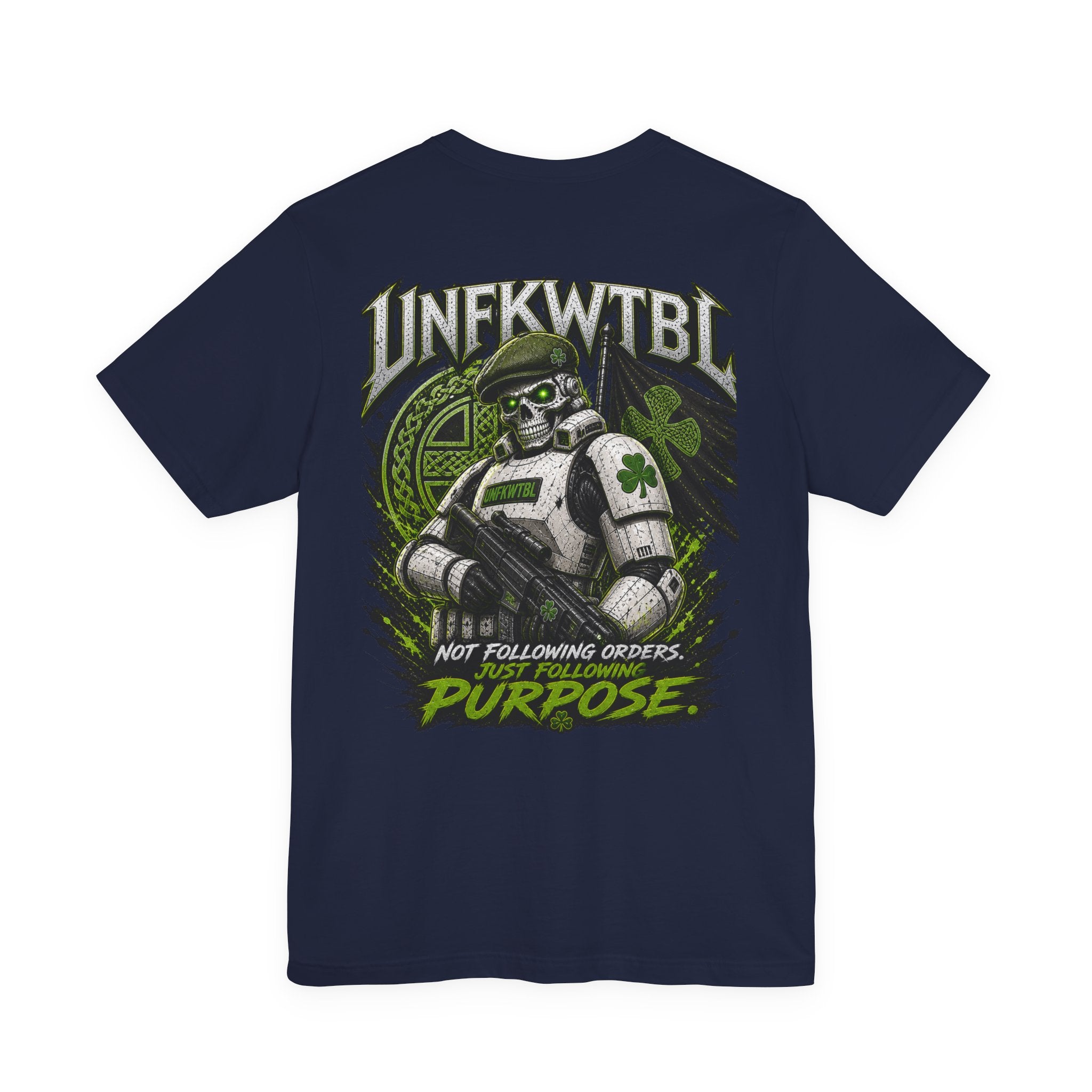 Unfkwdbl Purpose Stormtrooper Graphic T-Shirt — "Not Following Orders, Just Following Purpose"