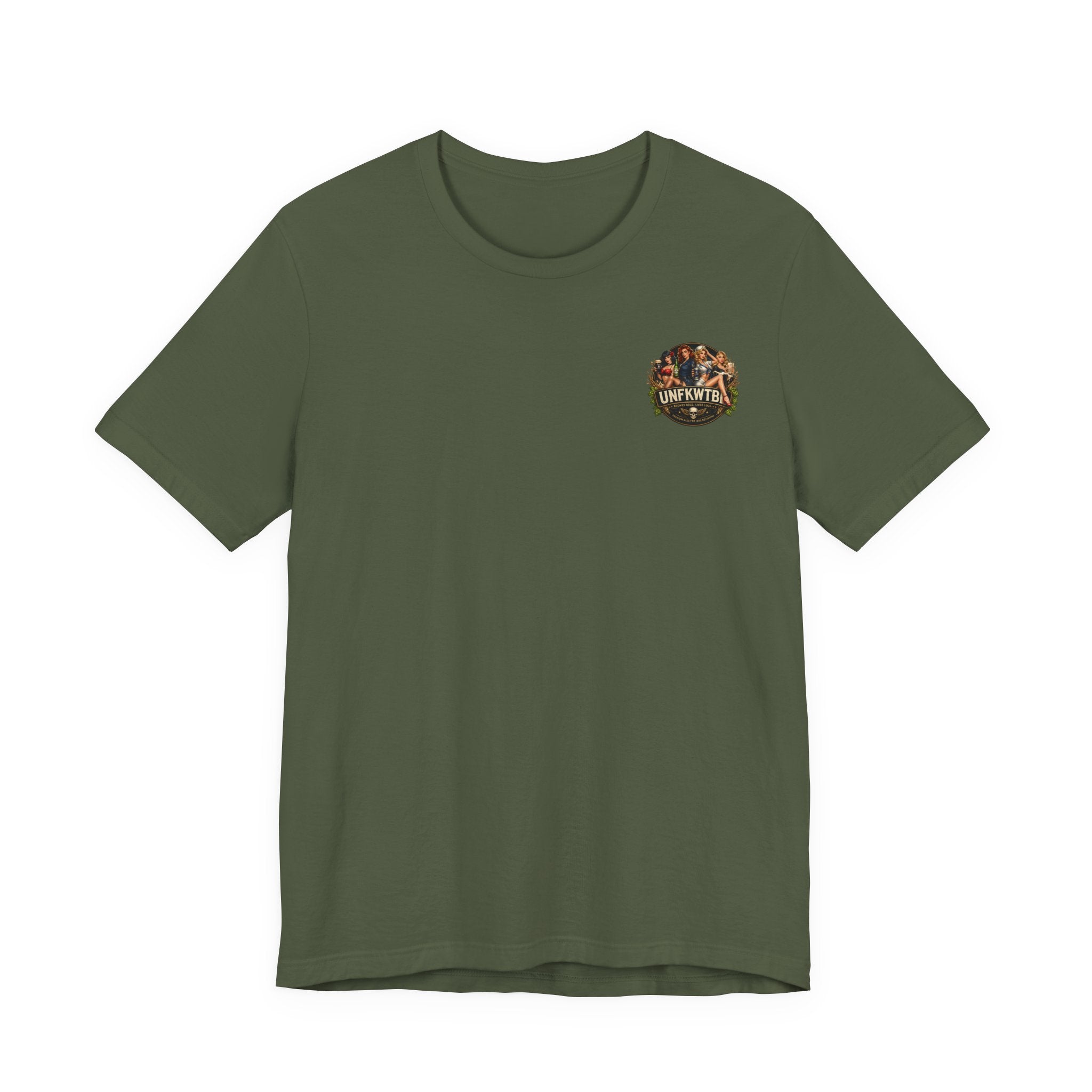Guinness Pin-Up Beer Tee — "Good Beer, Bad Decisions" Retro Graphic T-Shirt