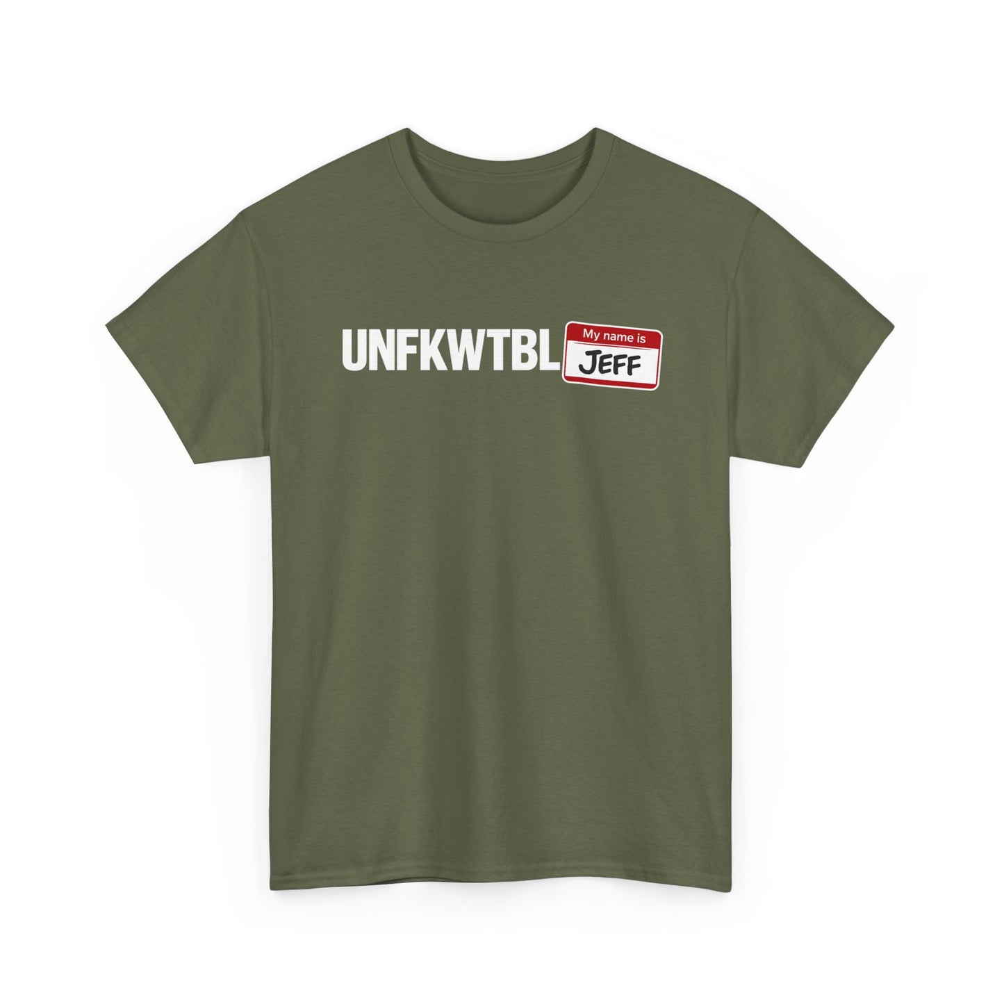 UNFKWTBL Logo "My Name Is Jeff" T-Shirt
