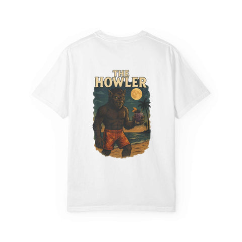 WOLF MAN  Howler Graphic Tee, Unisex T-Shirt, Vintage Style Shirt, Casual Wear, Gifts for Wolf Lovers, Summer Beachwear