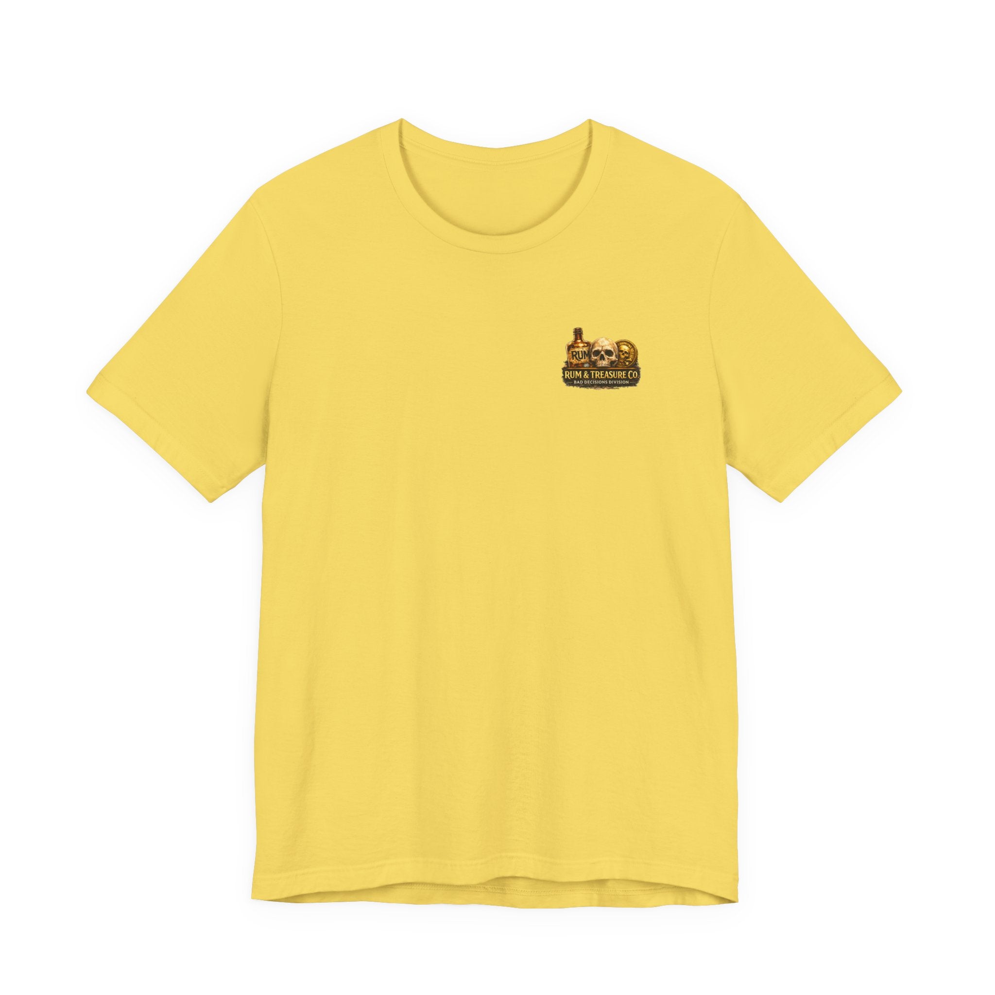 Treasure Hunter T-Shirt — "Professional Bad Decision Maker" Pirate Skull Tee