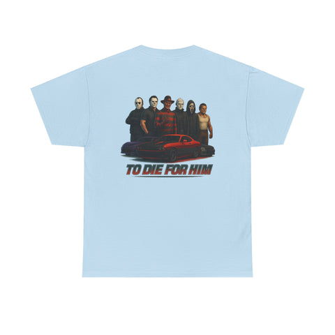 Horror Movie Villains Unisex Tee - Jason, Freddy, Michael, Pinheaded, Leatherface