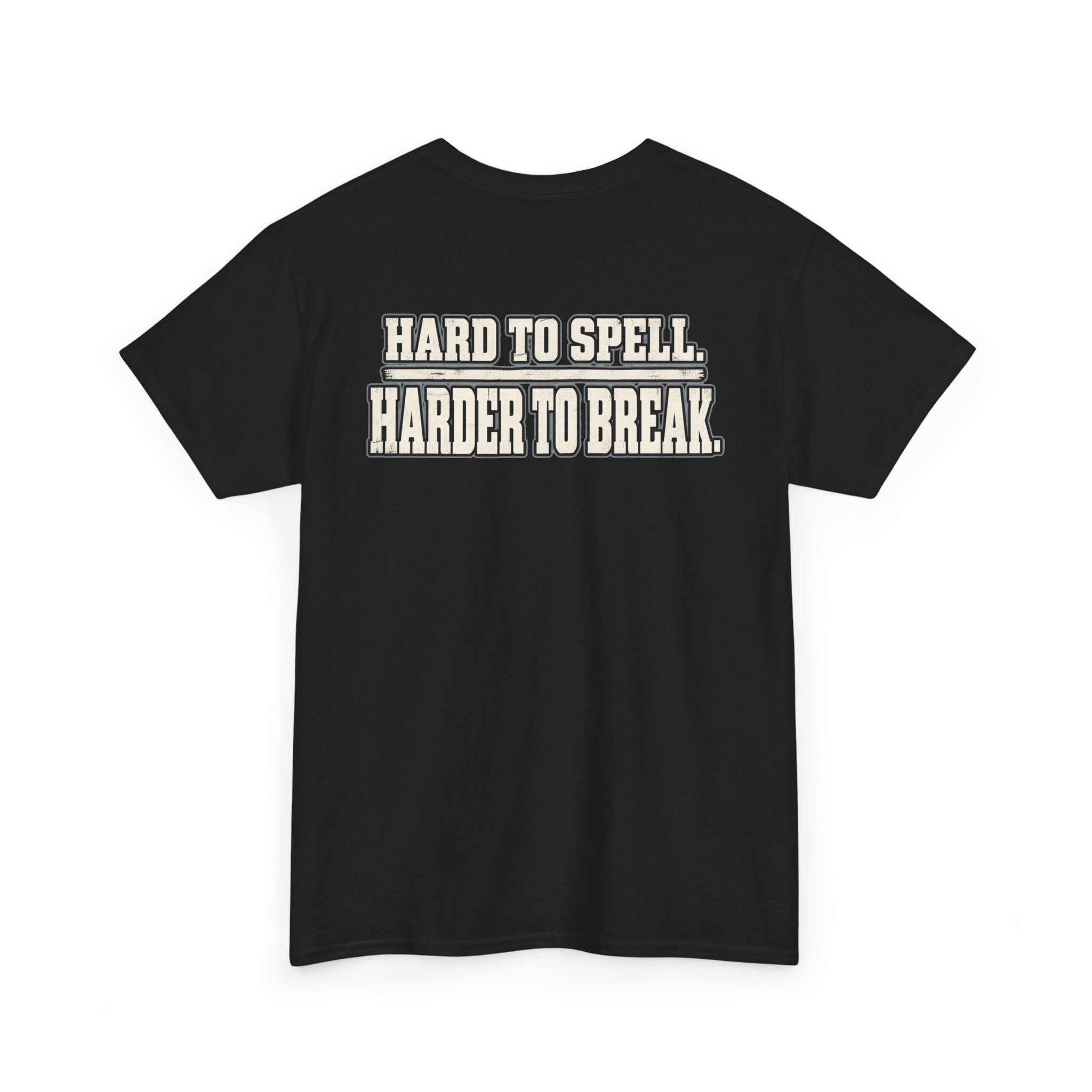 UNFKWTBL Harder to Break Back-Print Tee.