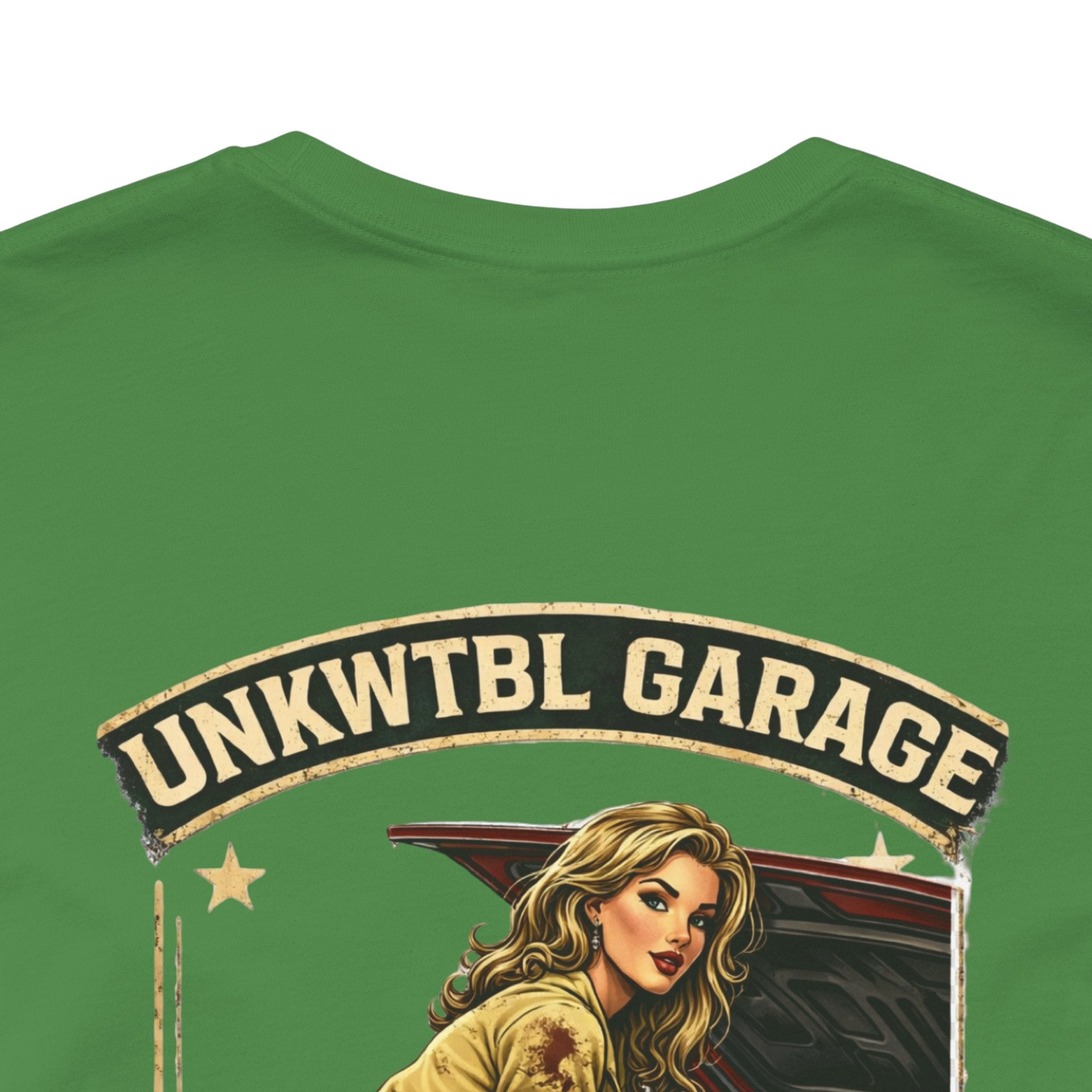 Mechanic On Duty Tee — Retro Pinup Garage T-Shirt