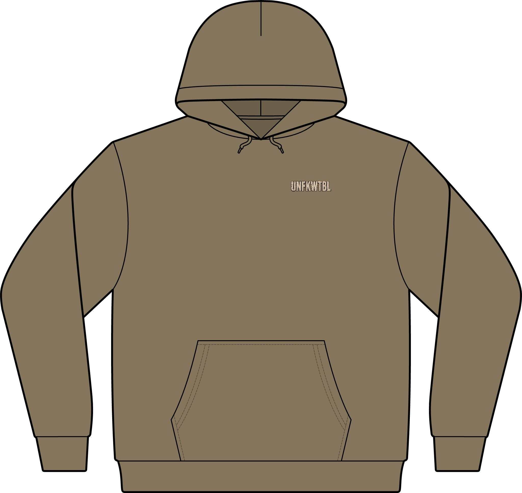 Camo Logo Pullover Hoodie — UNFKWTD Trade Made Patch