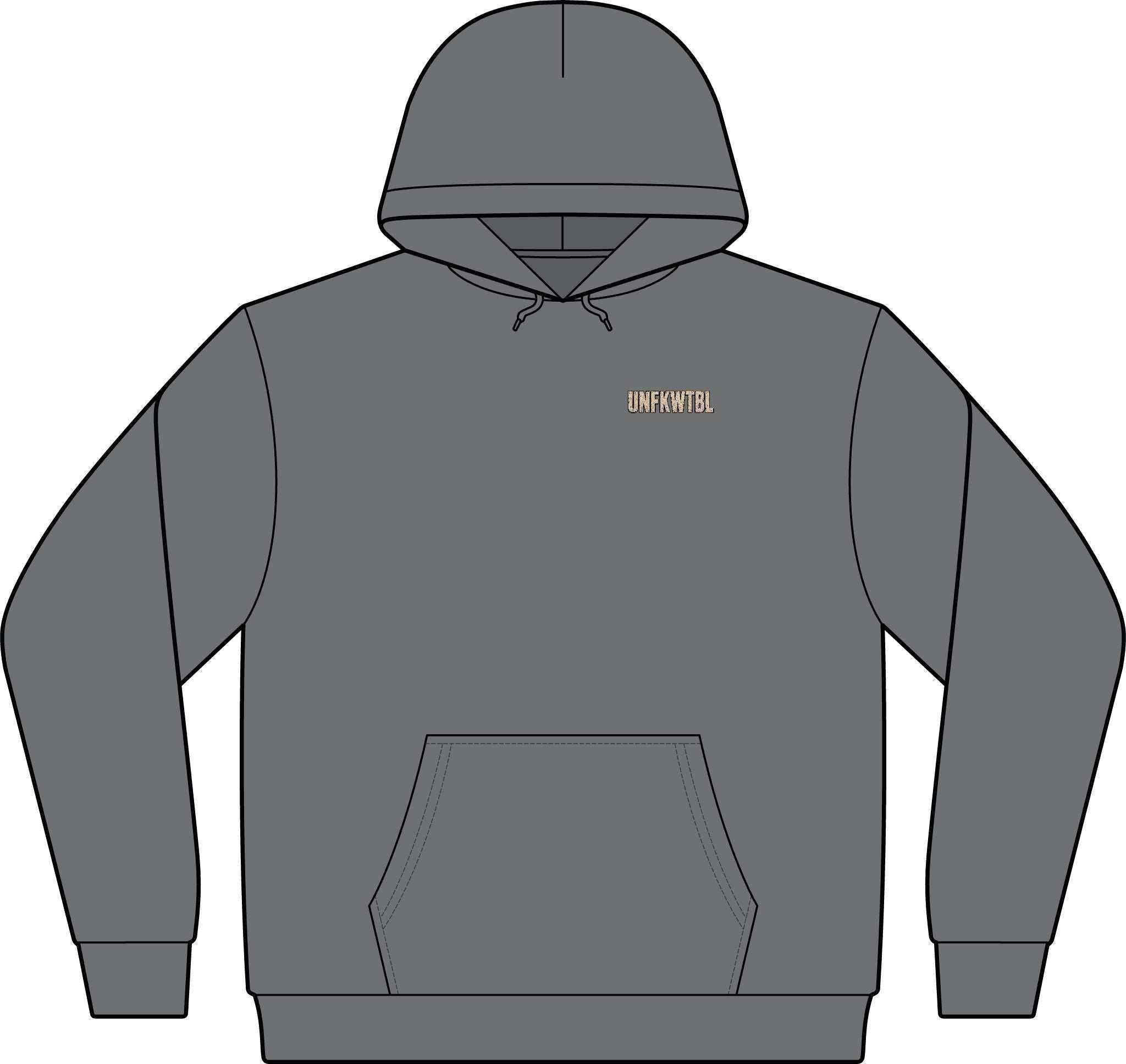 Camo Logo Pullover Hoodie — UNFKWTD Trade Made Patch