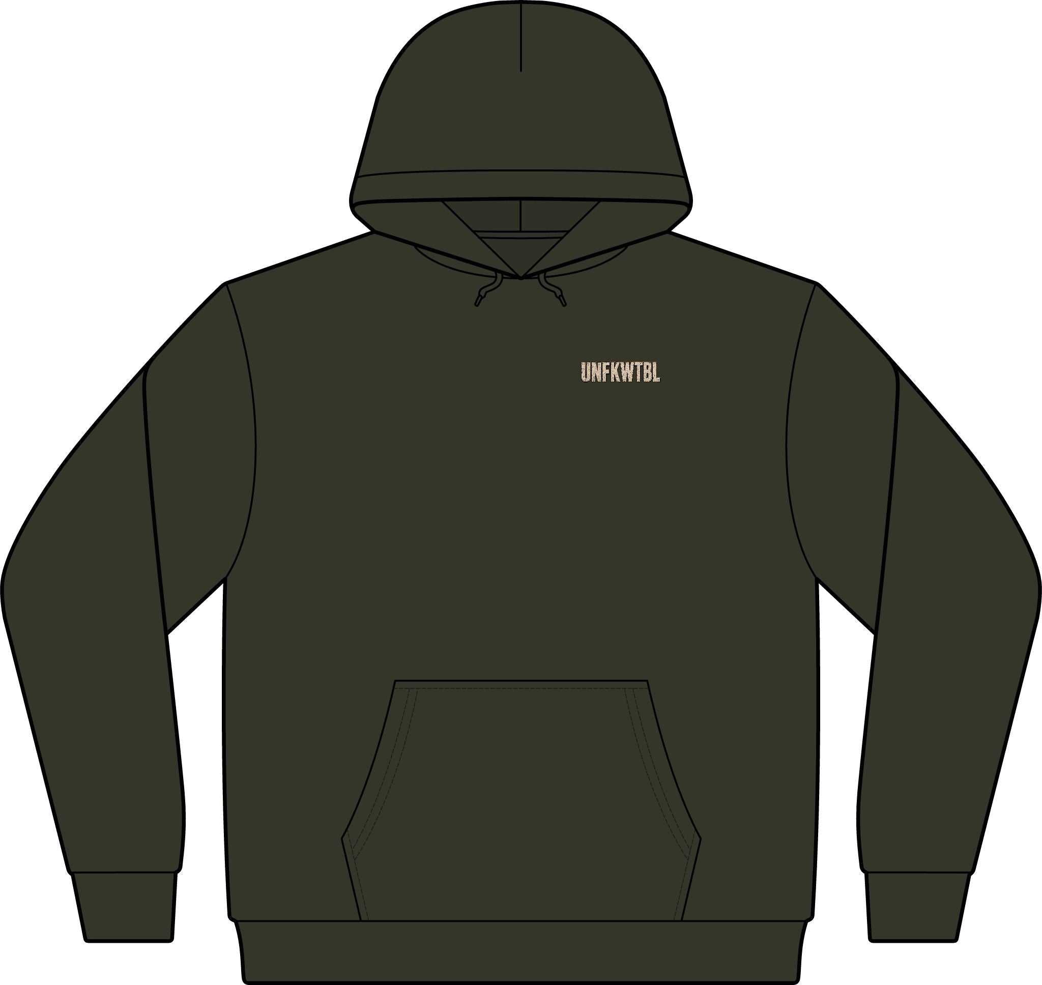 Camo Logo Pullover Hoodie — UNFKWTD Trade Made Patch
