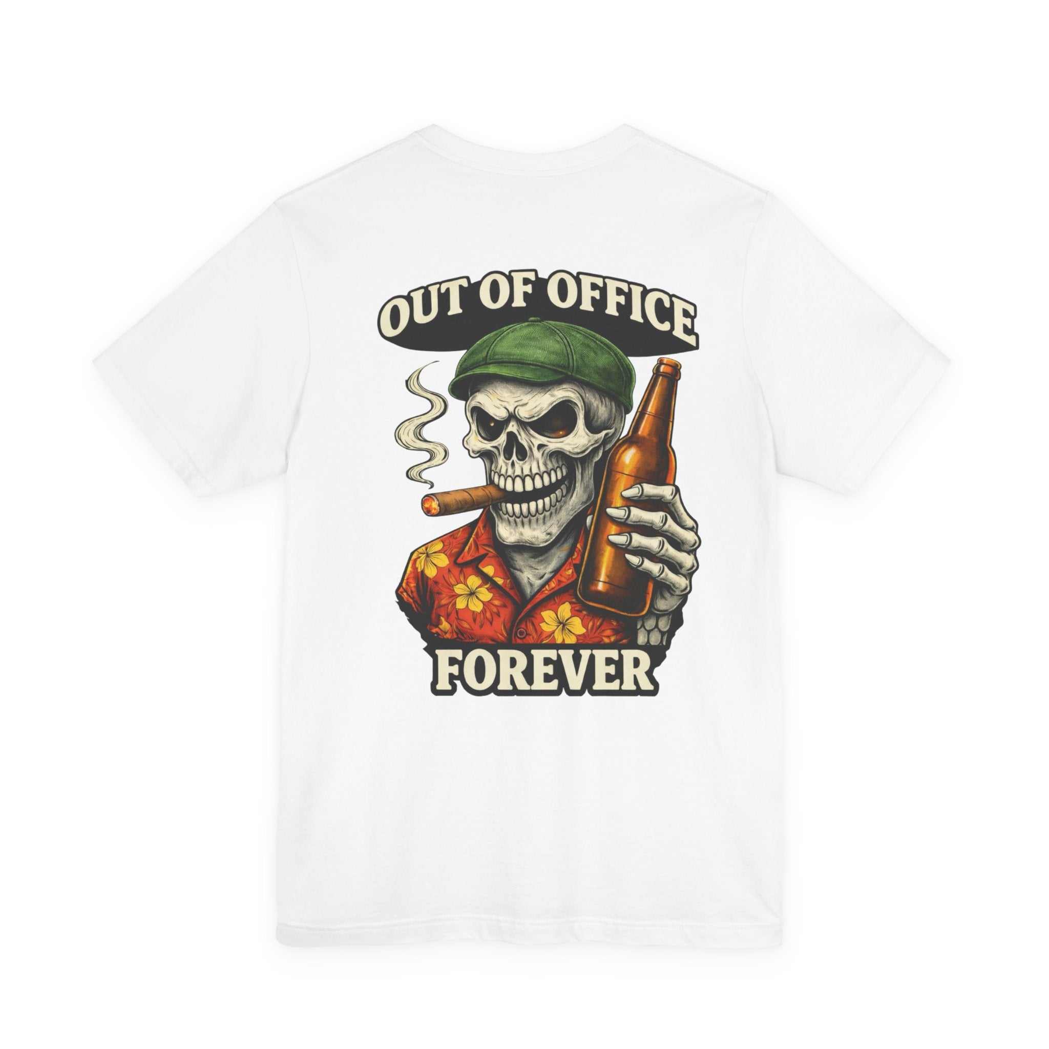 Skull 'Out of Office Forever' Tee