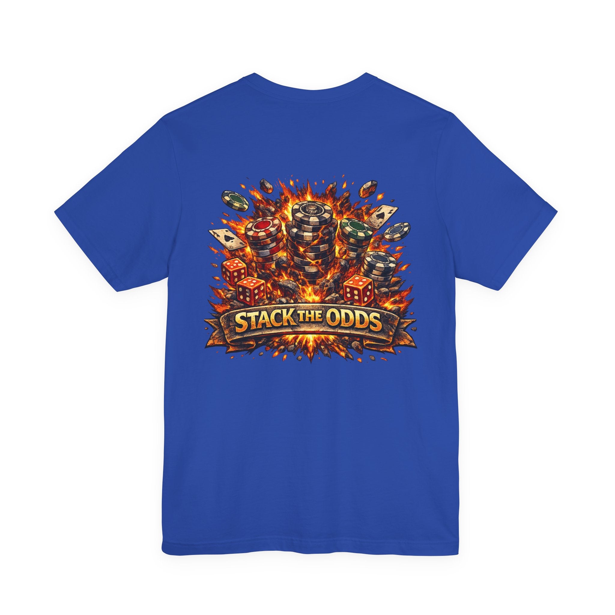 Stack the Odds Poker T-Shirt — Casino Chips & Cards Graphic Tee