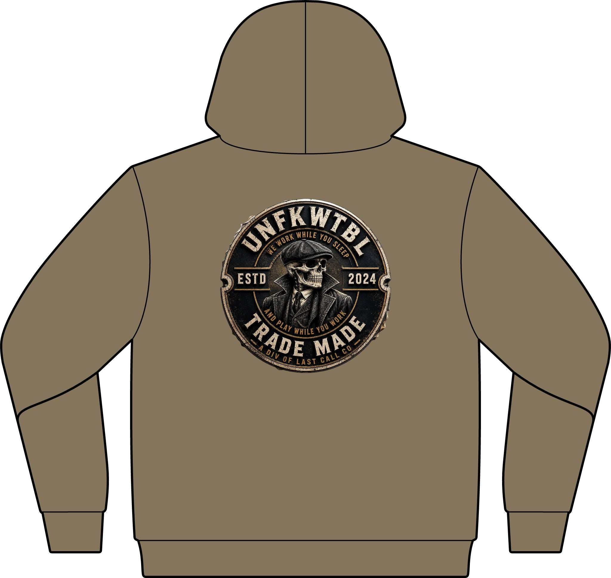 Camo Logo Pullover Hoodie — UNFKWTD Trade Made Patch