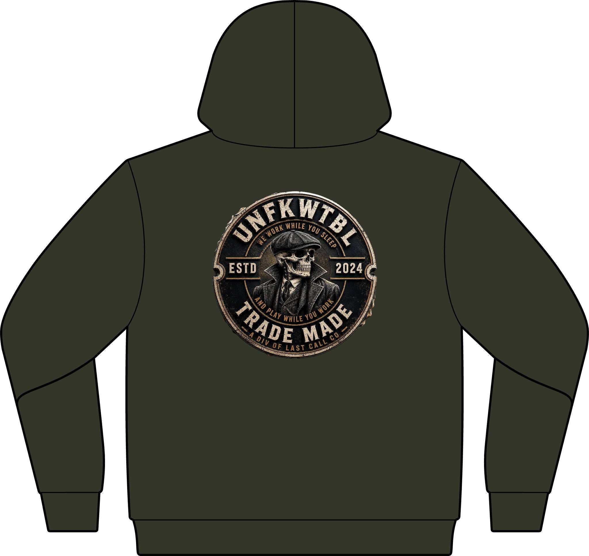 Camo Logo Pullover Hoodie — UNFKWTD Trade Made Patch