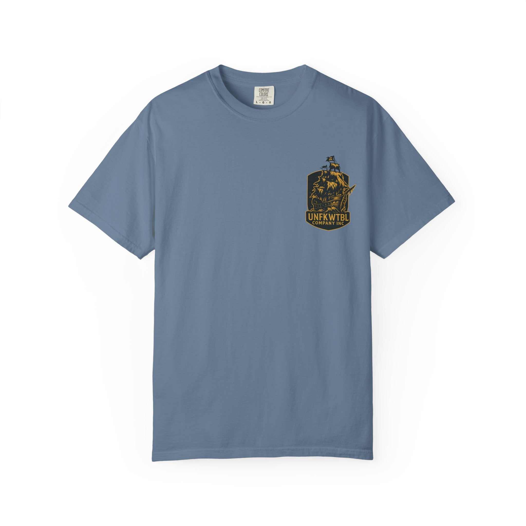 Unisex garment-dyed Control the Chaos t-shirt in vibrant sustainable fashion design