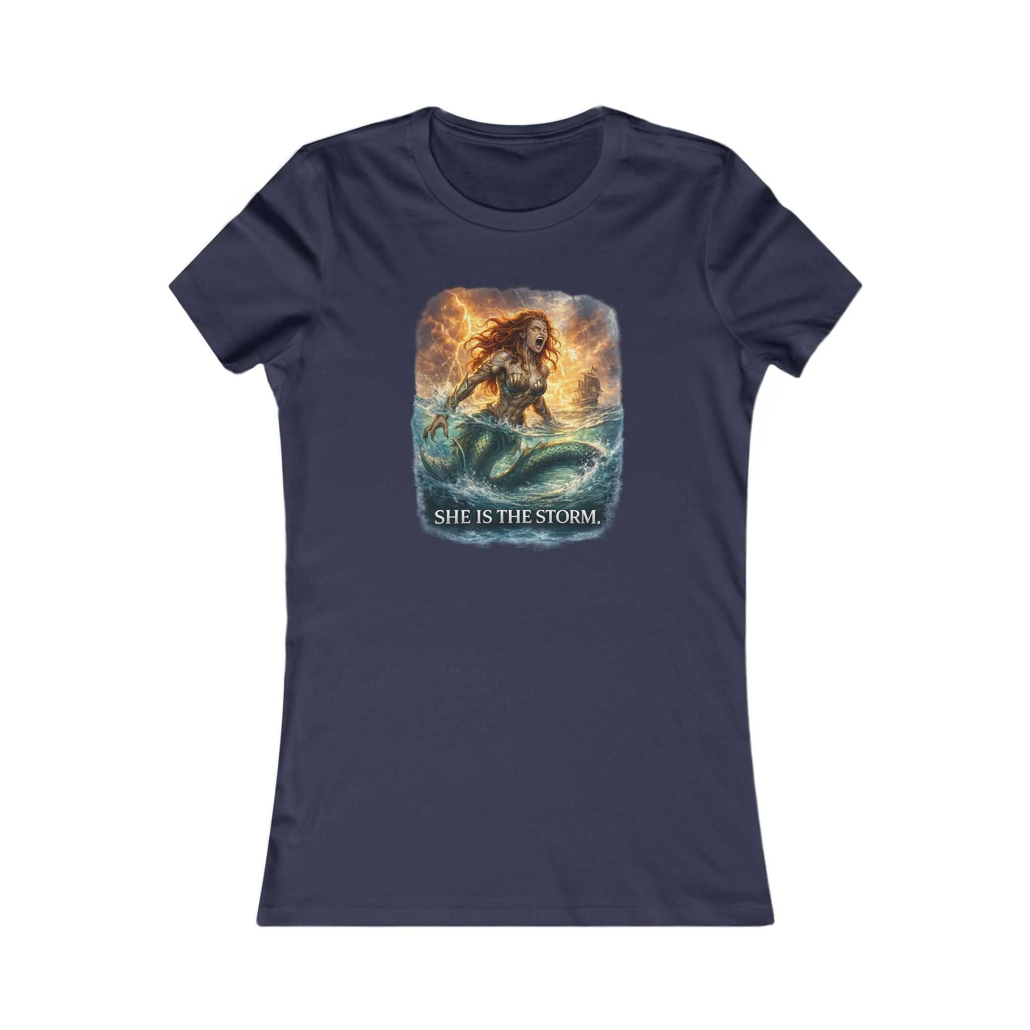 She Is The Storm Women's Graphic Tee — Ocean Warrior Inspirational Shirt