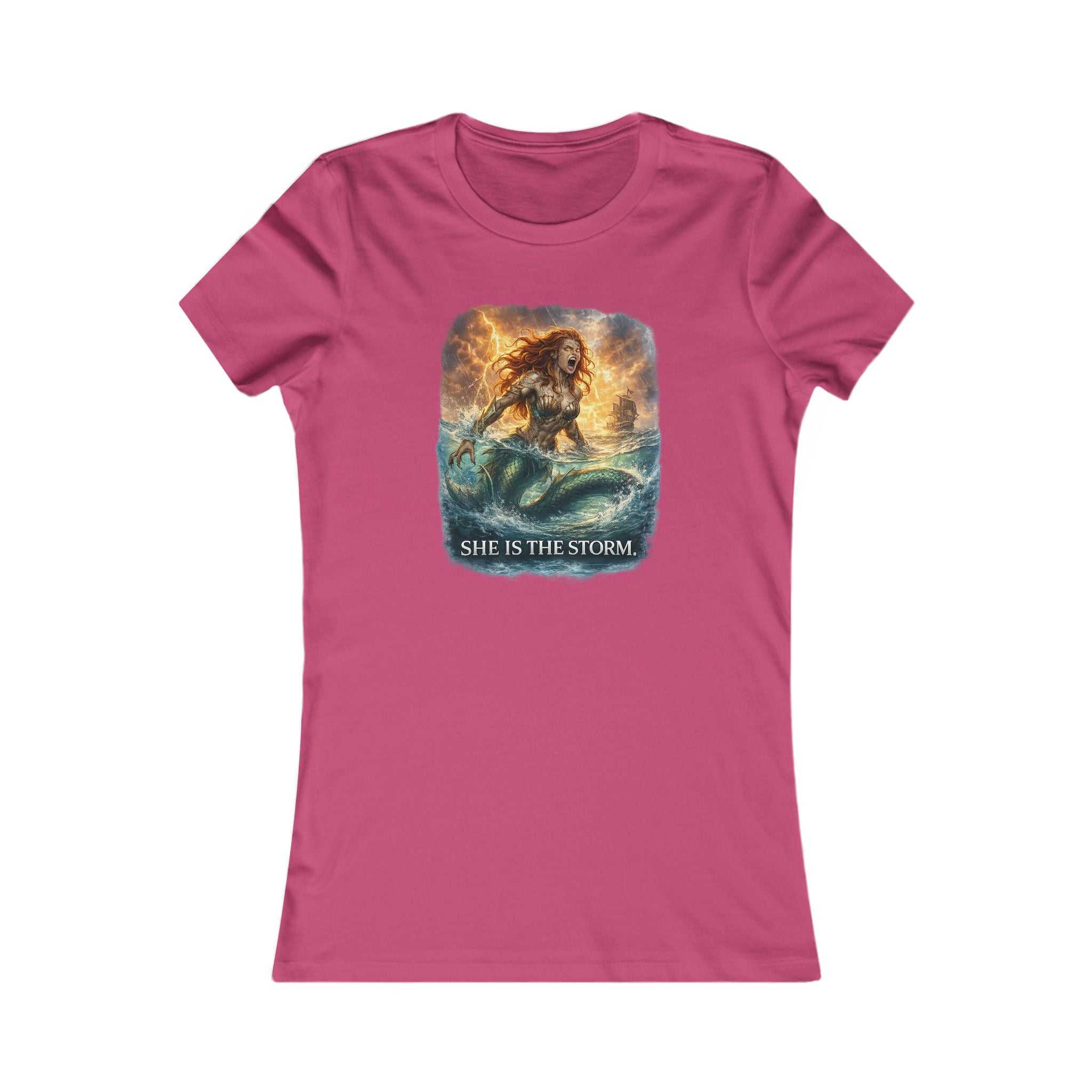 She Is The Storm Women's Graphic Tee — Ocean Warrior Inspirational Shirt