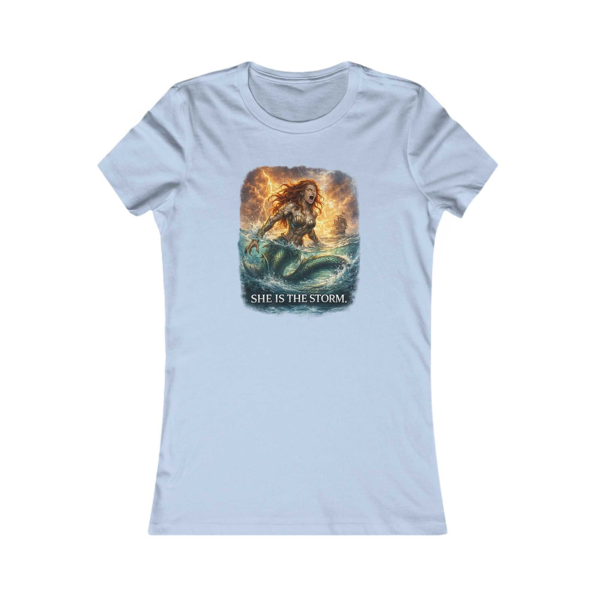 She Is The Storm Women's Graphic Tee — Ocean Warrior Inspirational Shirt