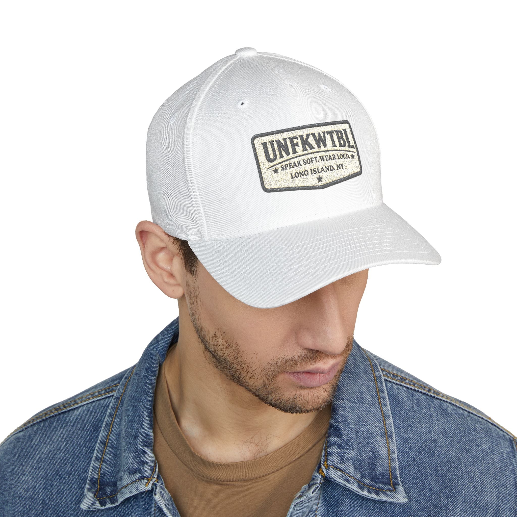 Embroidered Patch Baseball Cap — UNFKWTBL Logo with Shamrock