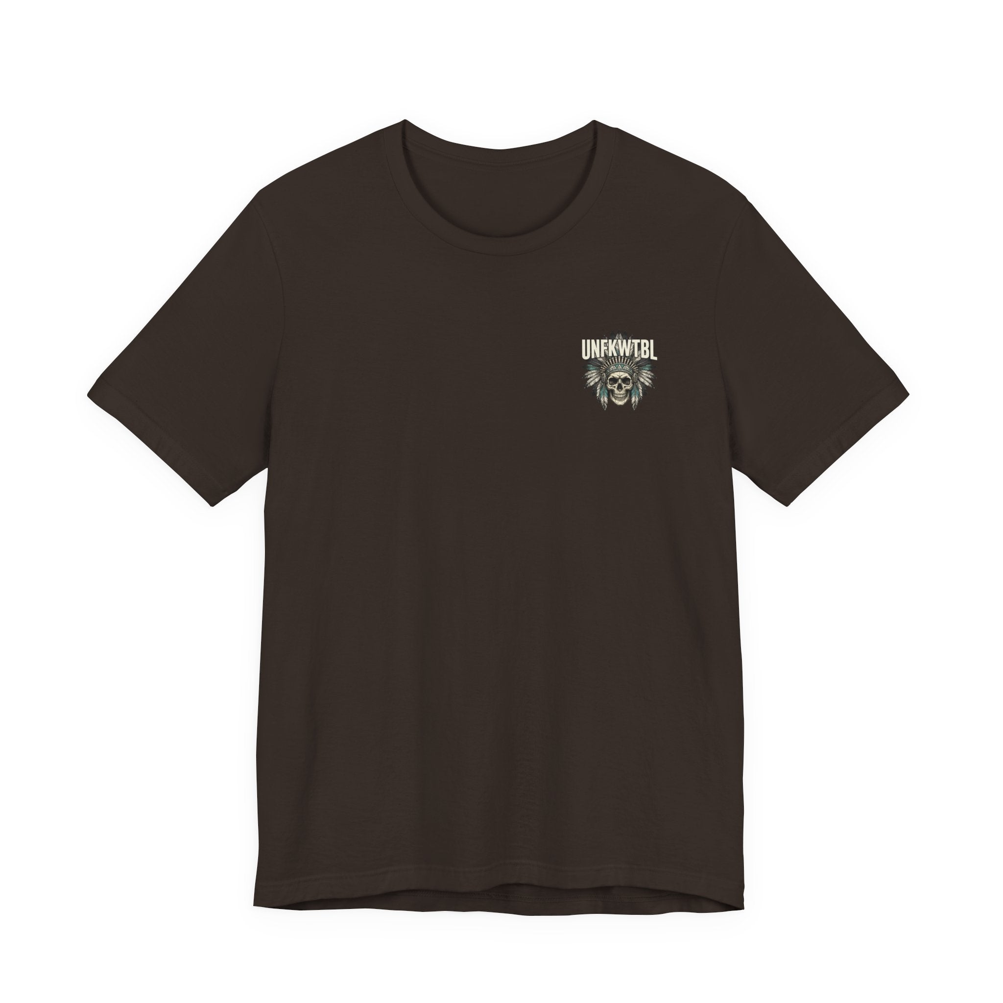 American Iron Motorcycle T-Shirt — "UNFKWTBL" Patriotic Eagle & Skull Tee