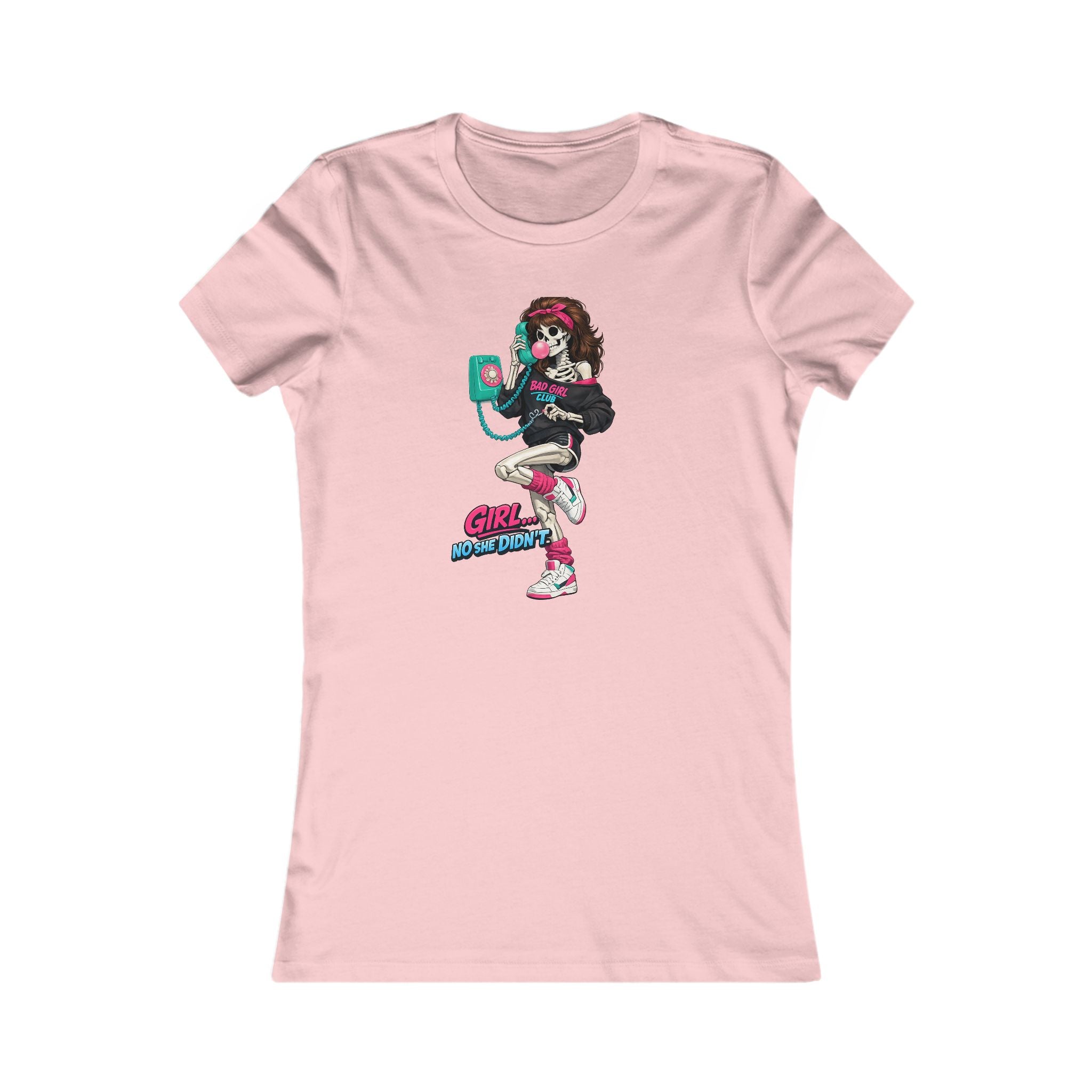 Girls Skateboard Graphic Tee – "Girl Power" Retro Anime Skate Shirt