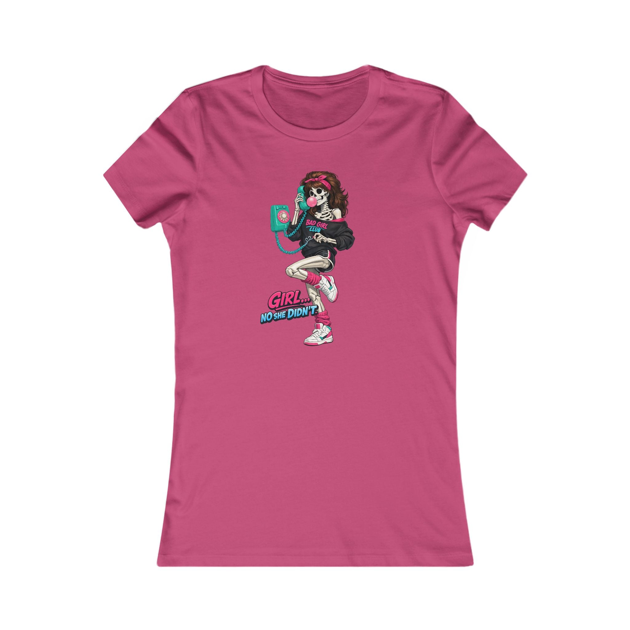 Girls Skateboard Graphic Tee – "Girl Power" Retro Anime Skate Shirt