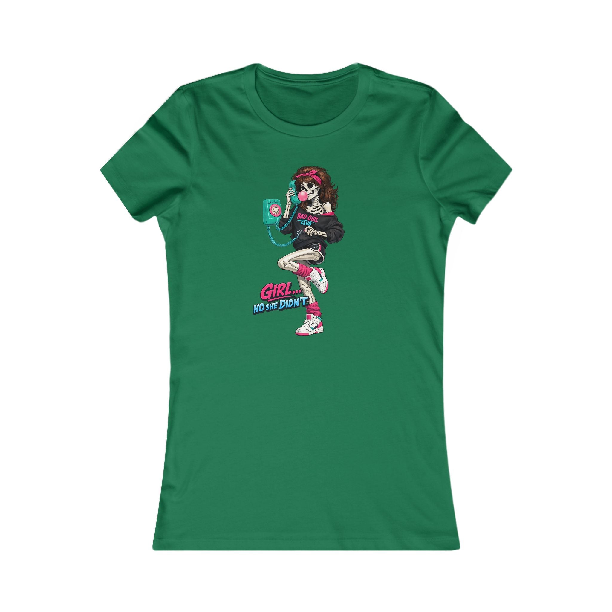 Girls Skateboard Graphic Tee – "Girl Power" Retro Anime Skate Shirt