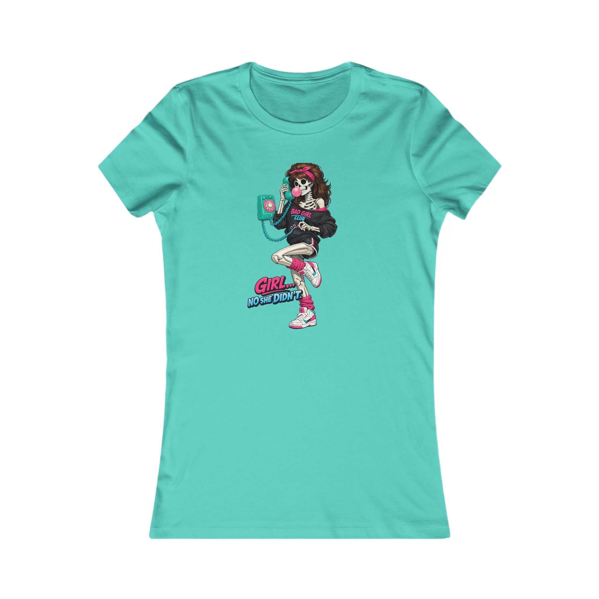 Girls Skateboard Graphic Tee – "Girl Power" Retro Anime Skate Shirt