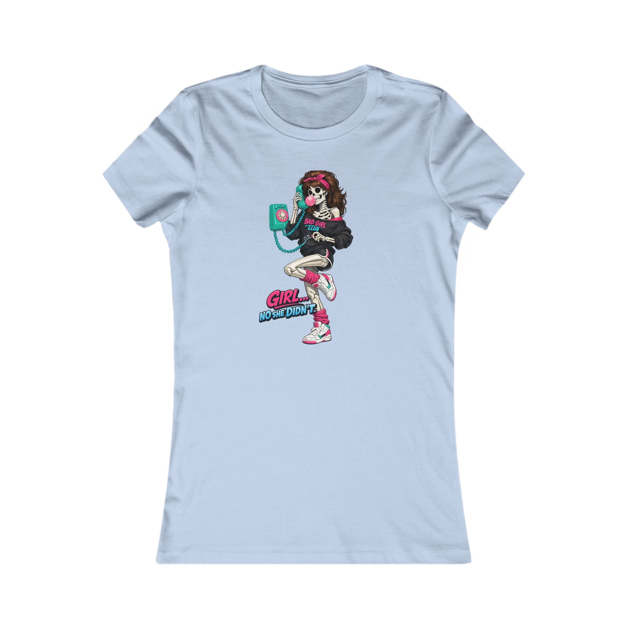 Girls Skateboard Graphic Tee – "Girl Power" Retro Anime Skate Shirt