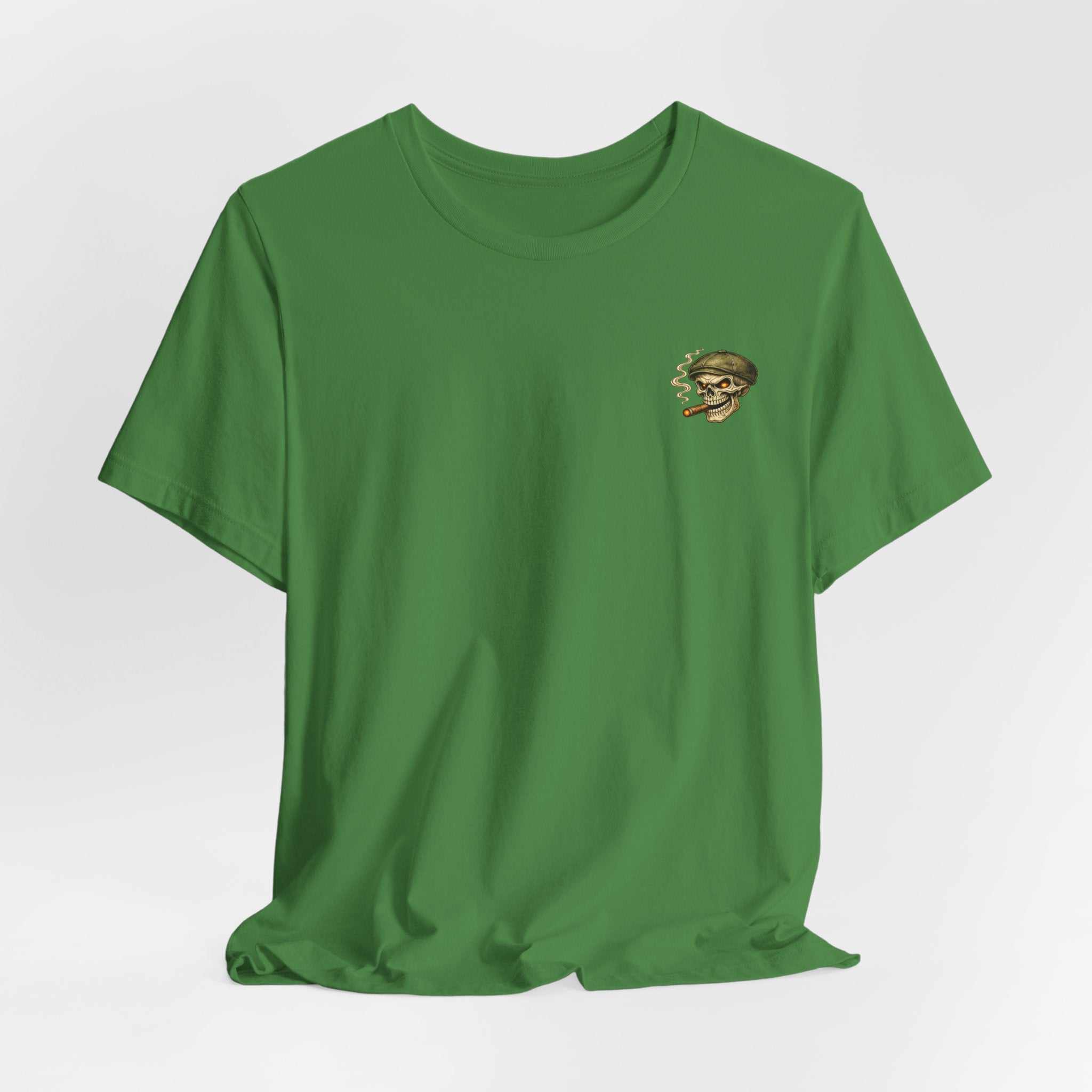 Slow Burn Survivor T-Shirt — Vintage Skull Motorcycle Flame Tee