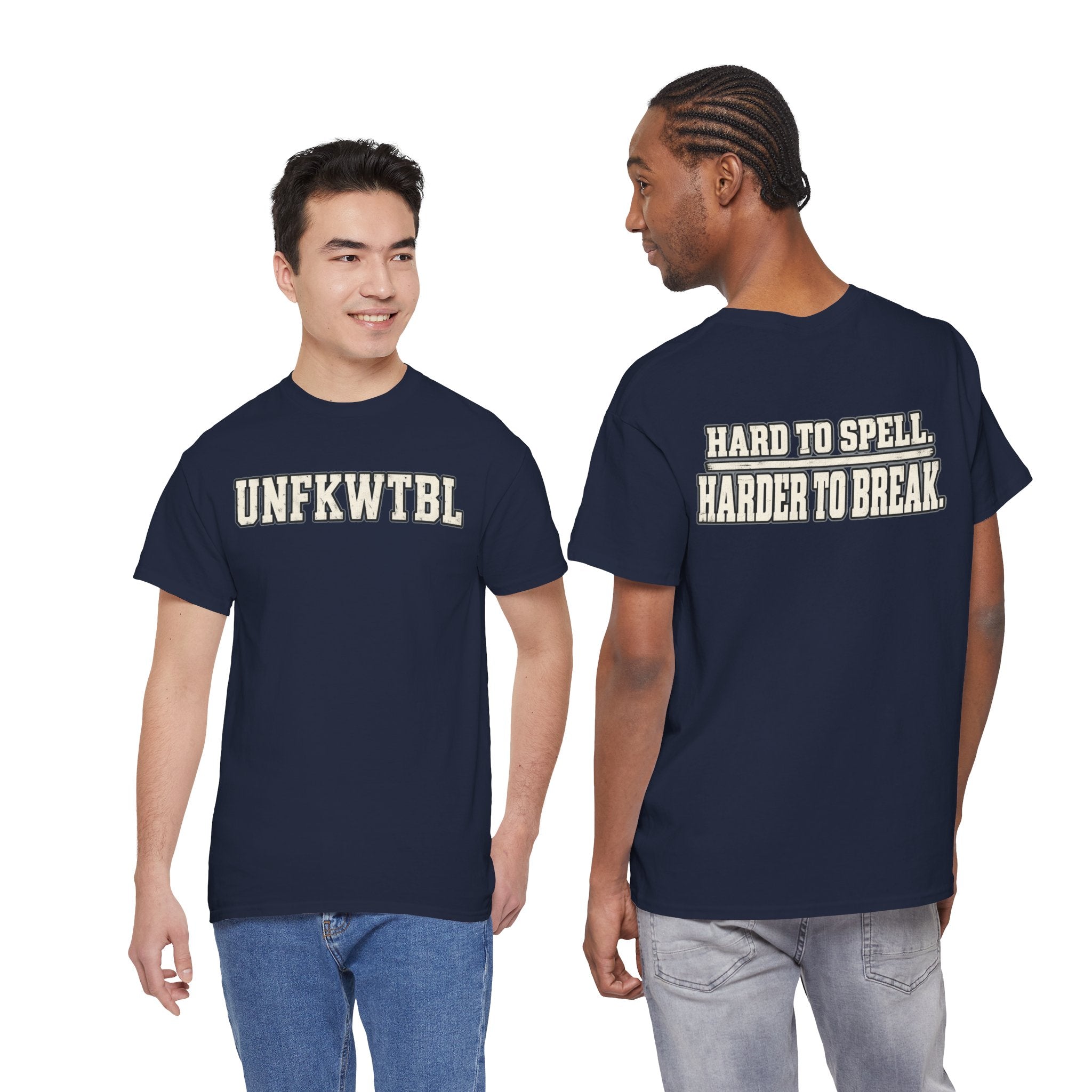 UNFKWTBL Harder to Break Back-Print Tee.