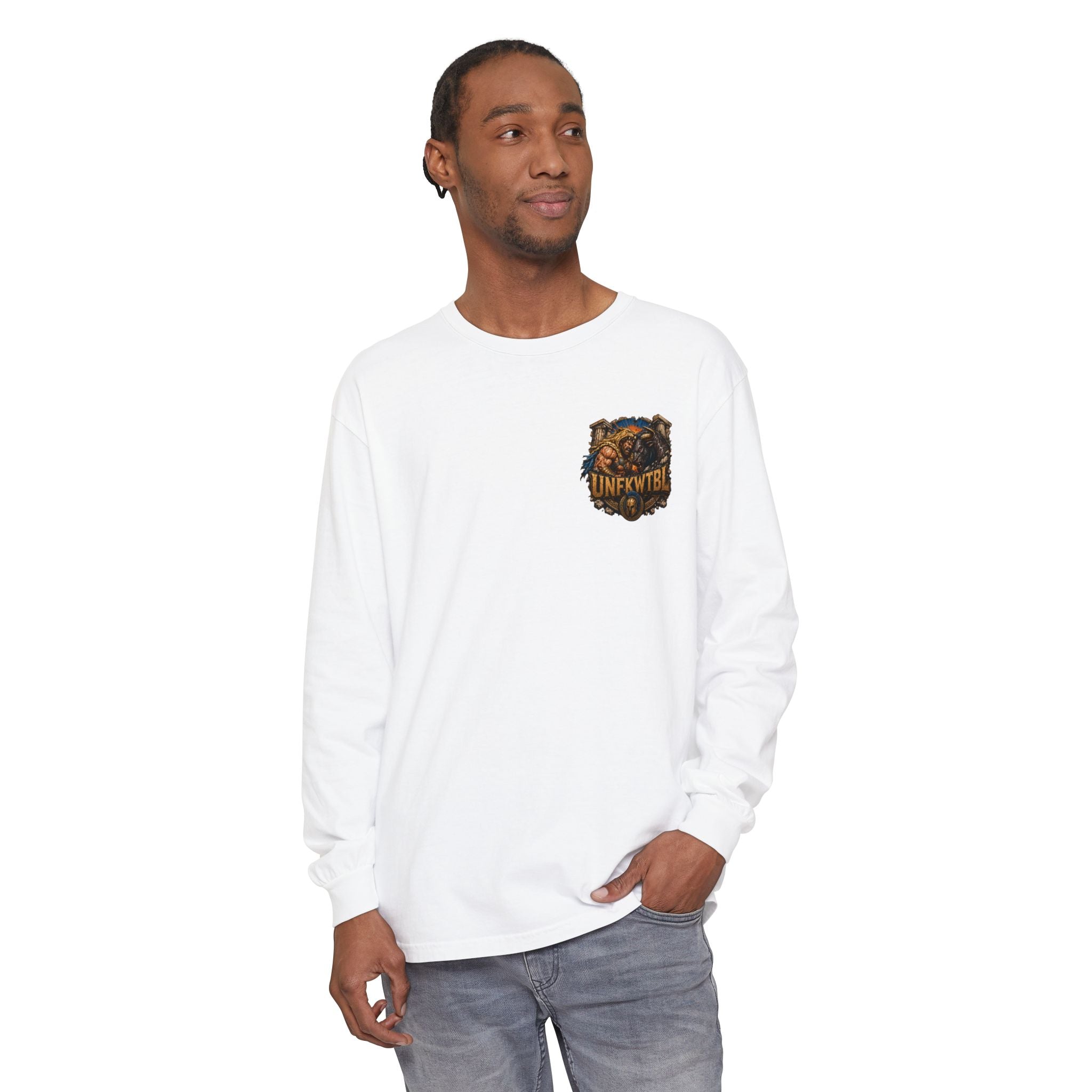 Hercules vs Minotaur Graphic Long Sleeve Tee