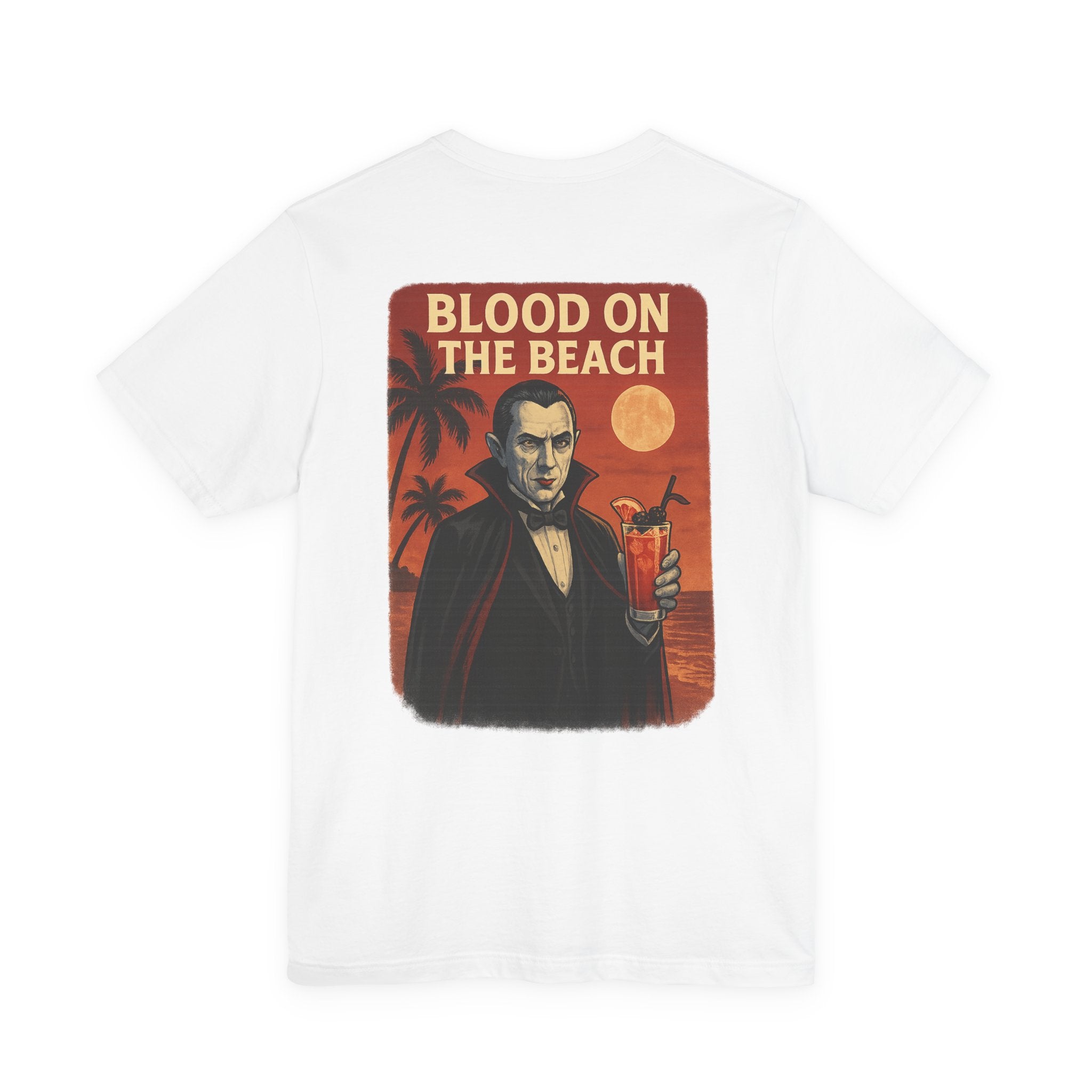 Vampire Dracula 'Blood on the Beach' Graphic Tee