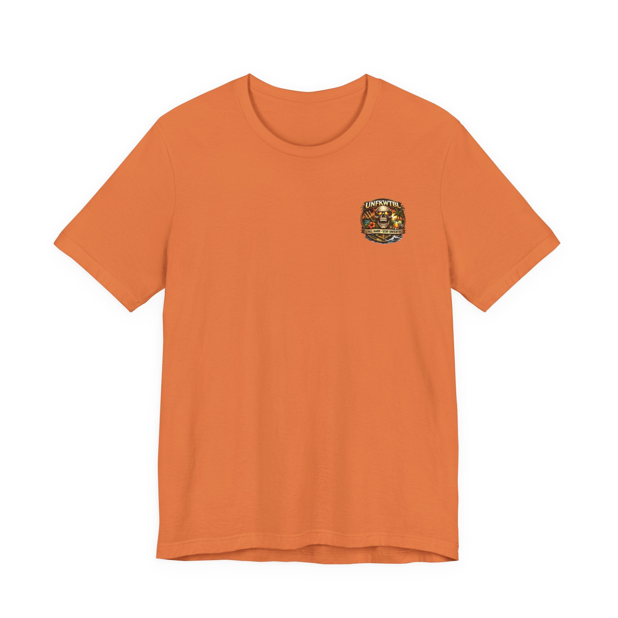 Island State of Mind Graphic Tee — "Stay UNFKWTBL" Tropical Hula Girl Shirt