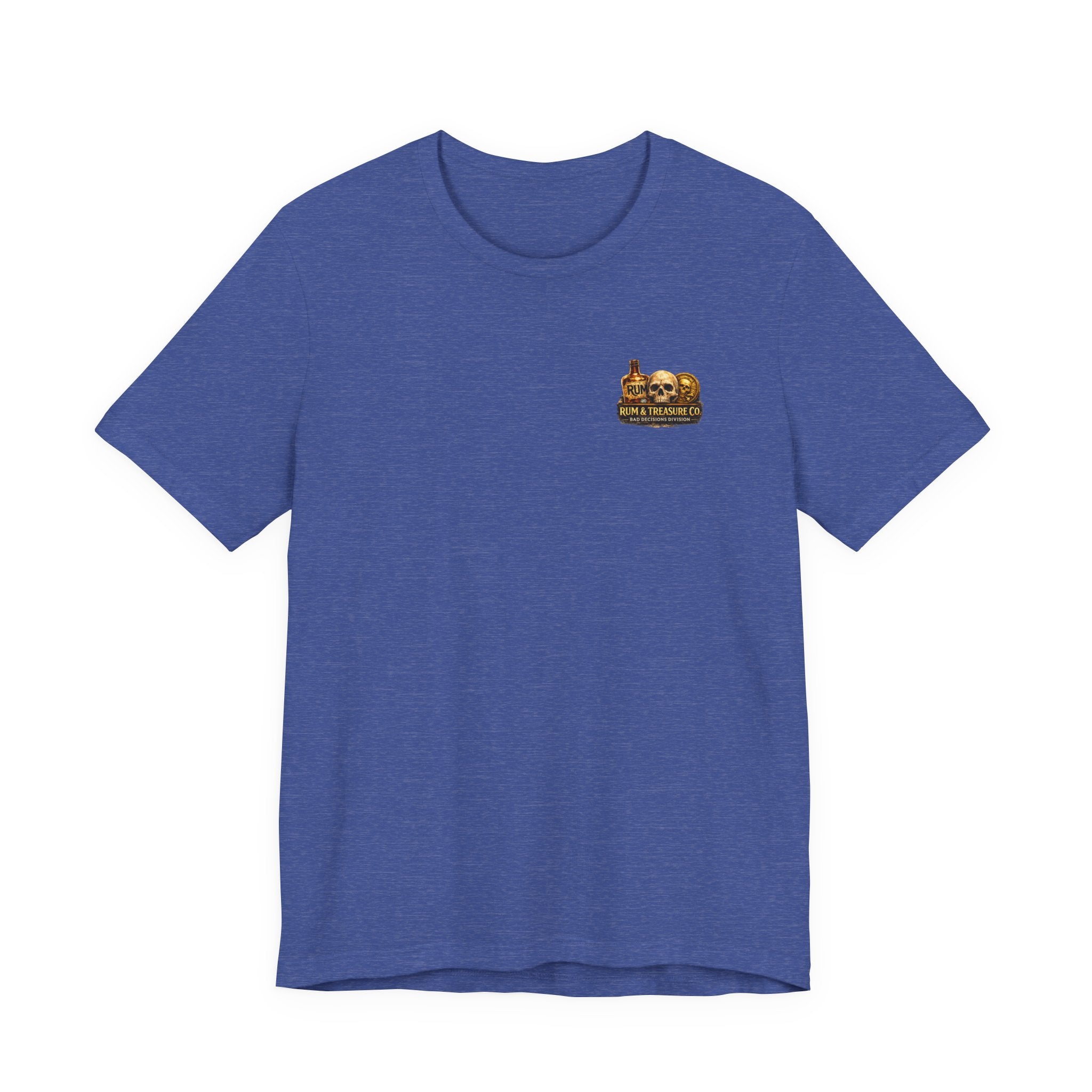 Treasure Hunter T-Shirt — "Professional Bad Decision Maker" Pirate Skull Tee