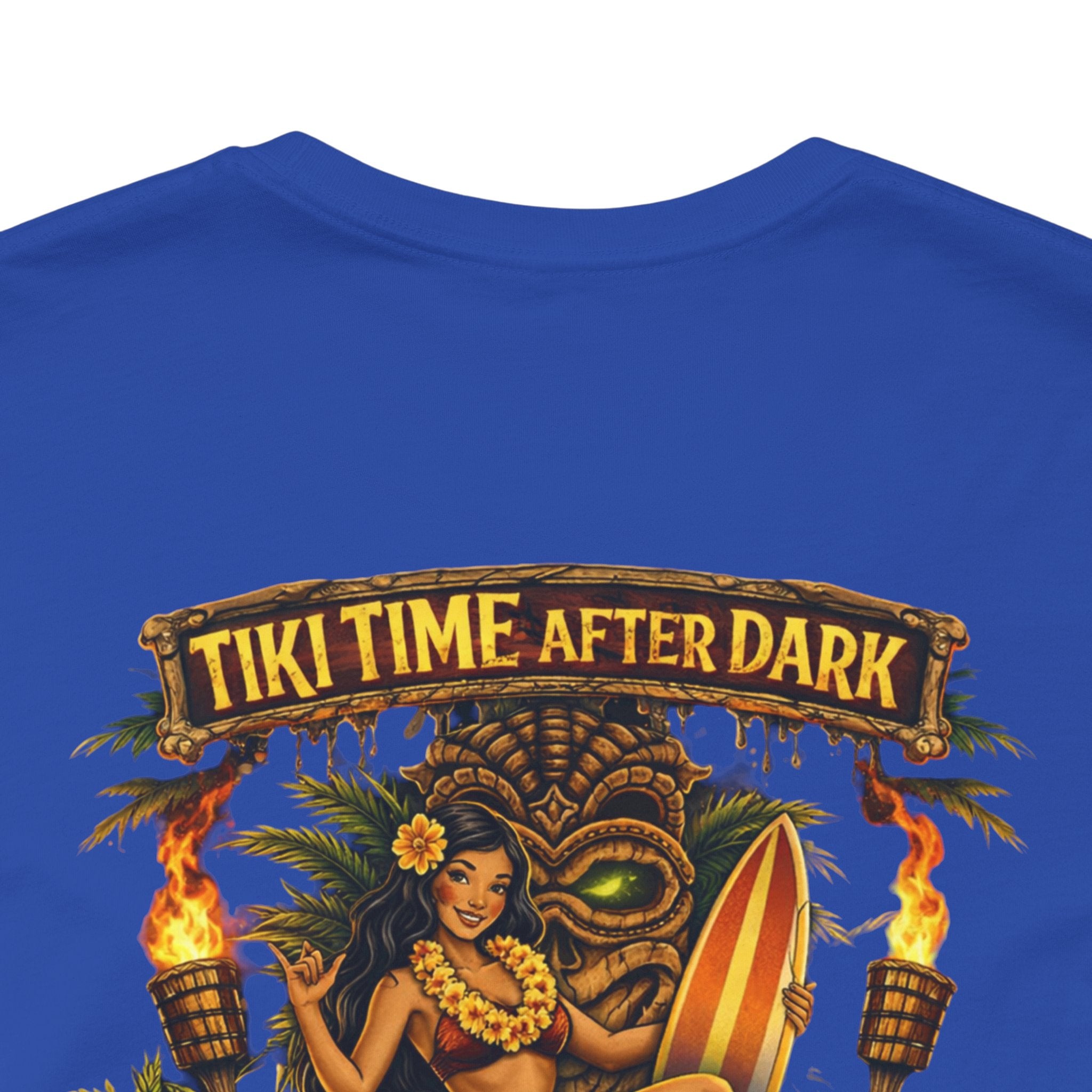 Tiki Time After Dark Tee — Vintage Tropical Bar Graphic T-Shirt