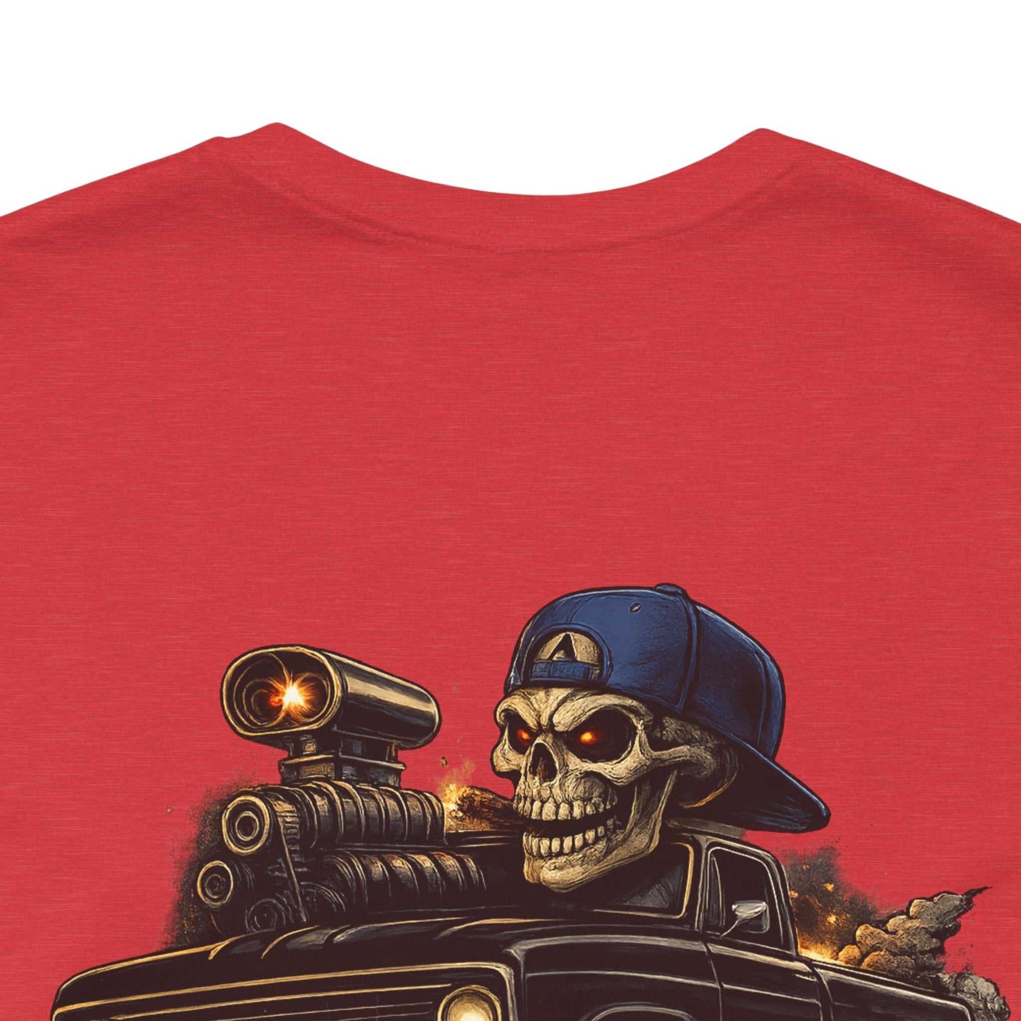 Midnight Trouble Skull Car Tee