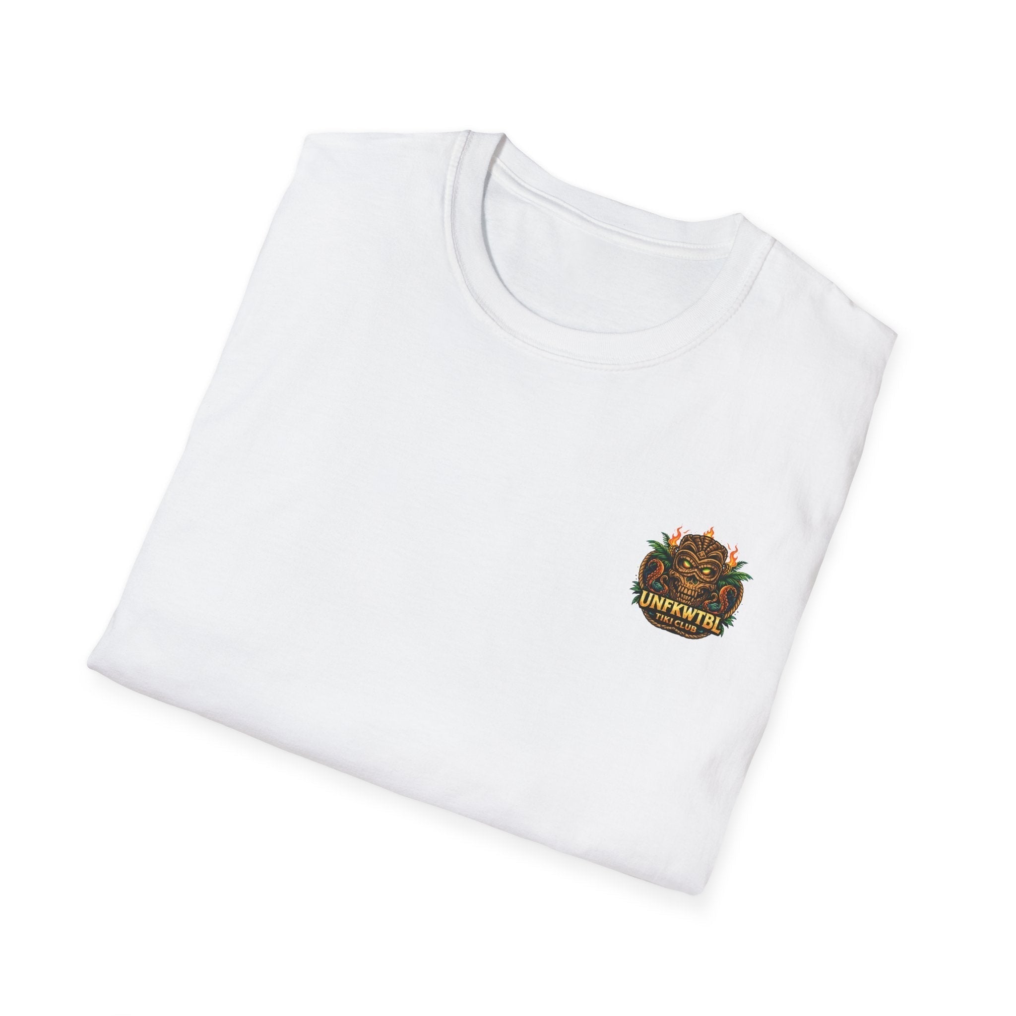 Bad Vibes Only retro island t-shirt with mermaid and sunset graphic